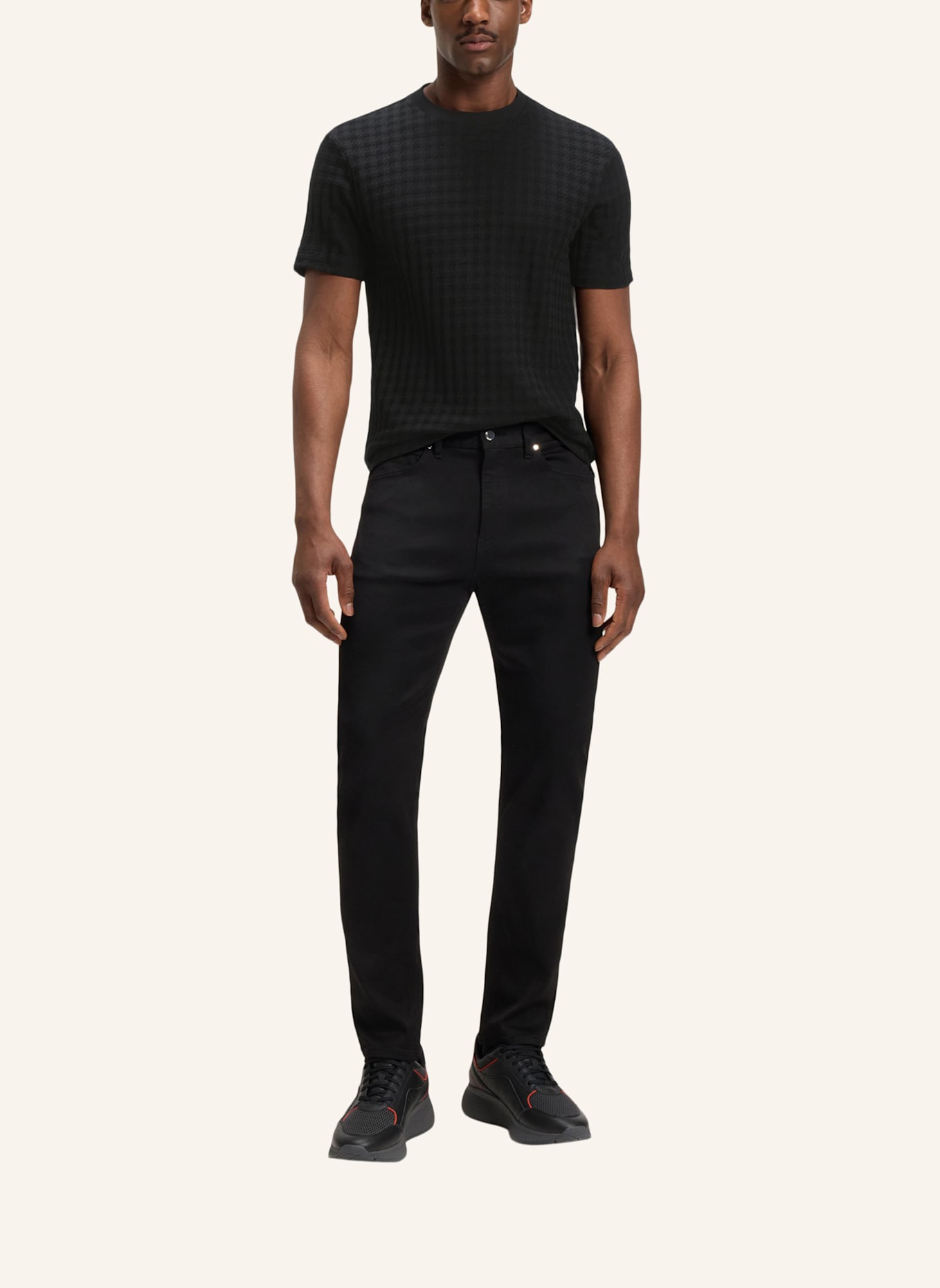 BOSS T-Shirt C-THOMPSON 198_PS Regular Fit: SCHWARZ