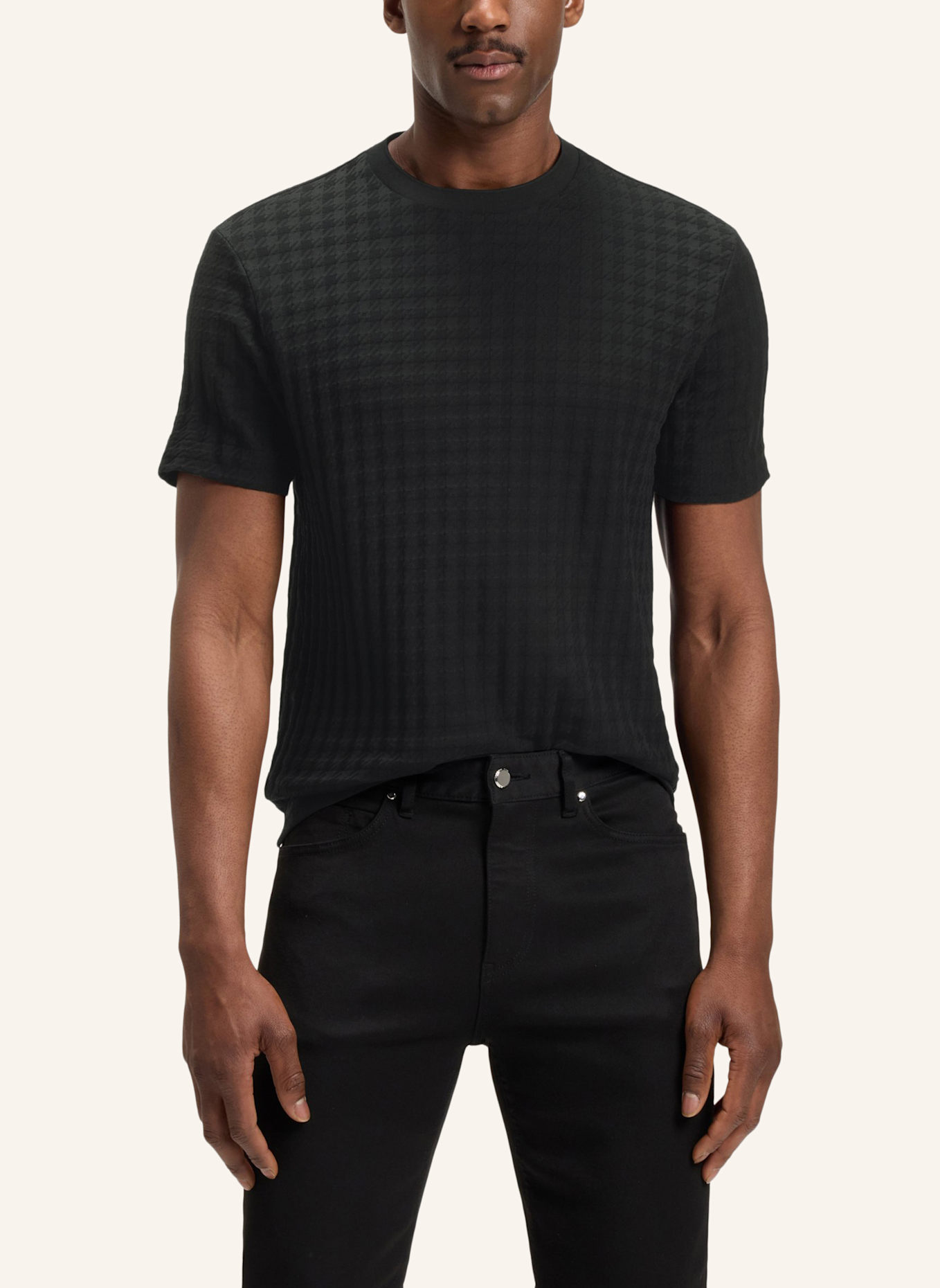 BOSS T-Shirt C-THOMPSON 198_PS Regular Fit: SCHWARZ