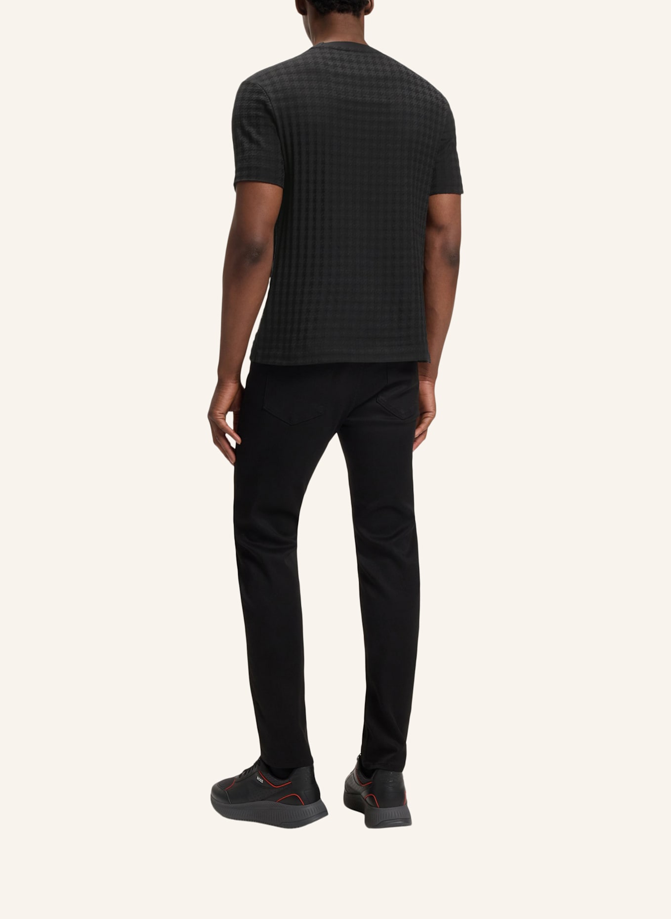 BOSS T-Shirt C-THOMPSON 198_PS Regular Fit: SCHWARZ