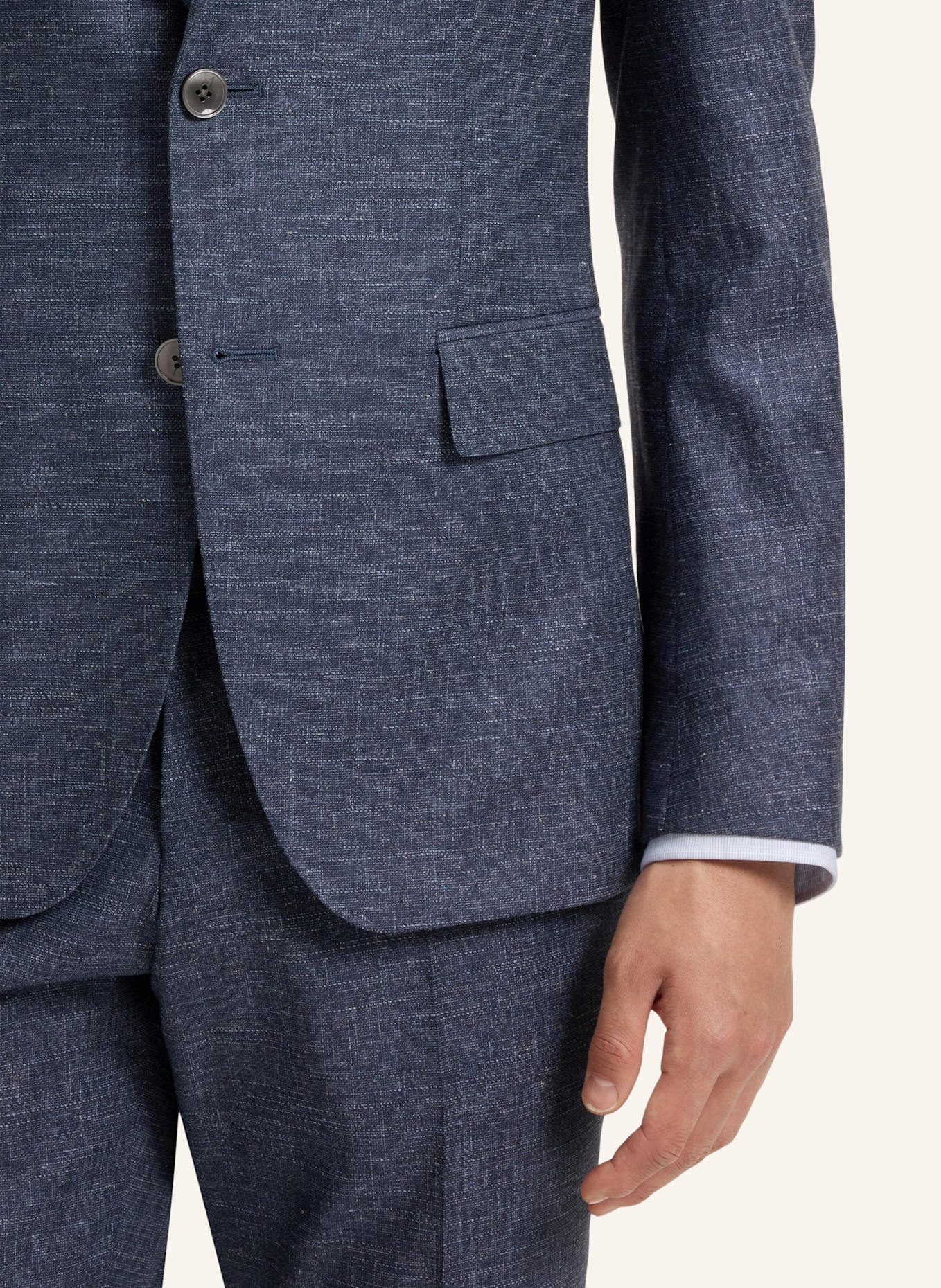 BOSS Blazer H-HUTSON-251 Slim Fit: DUNKELBLAU