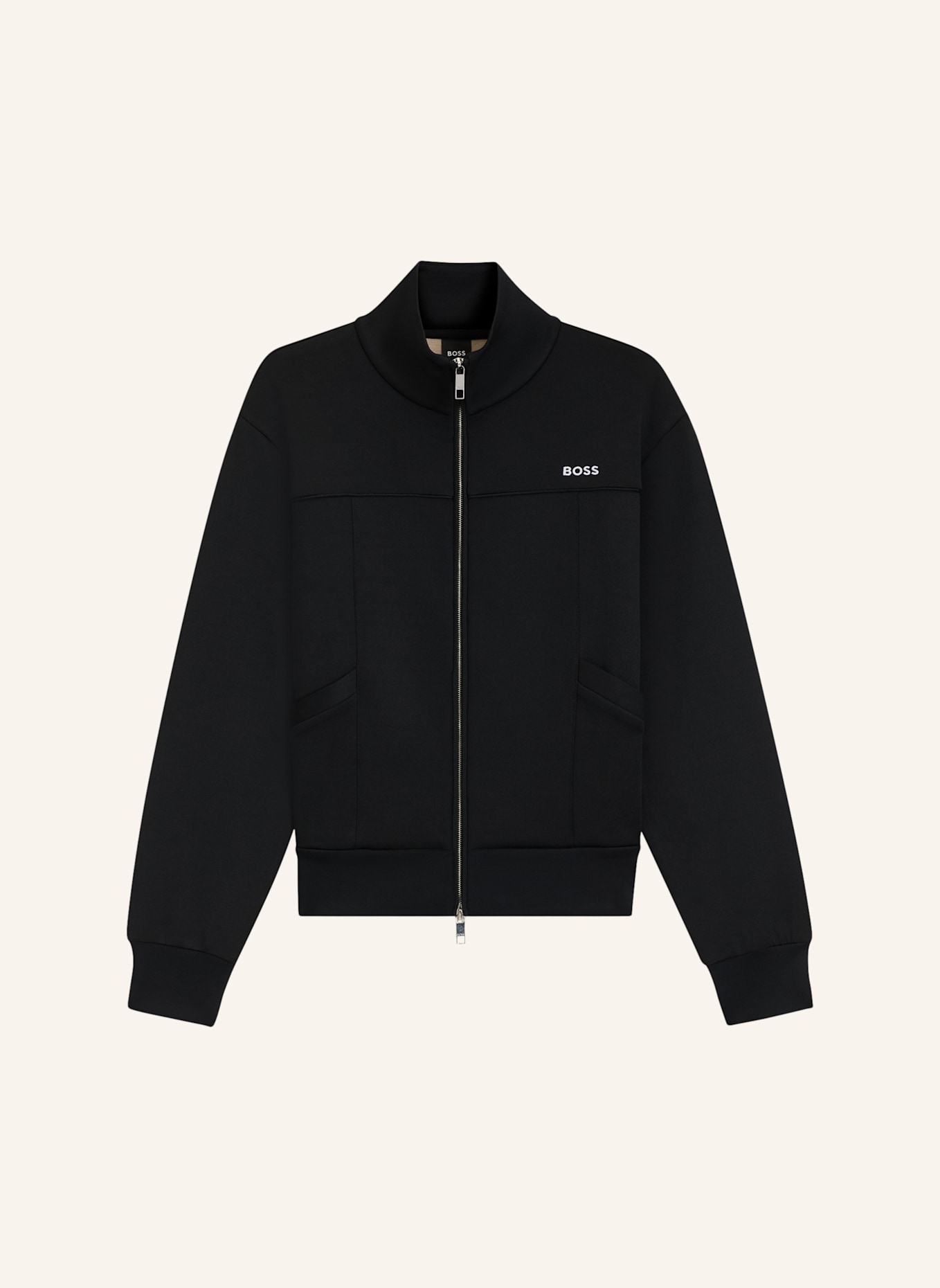 BOSS Sweatshirt ERENA Slim Fit: SCHWARZ