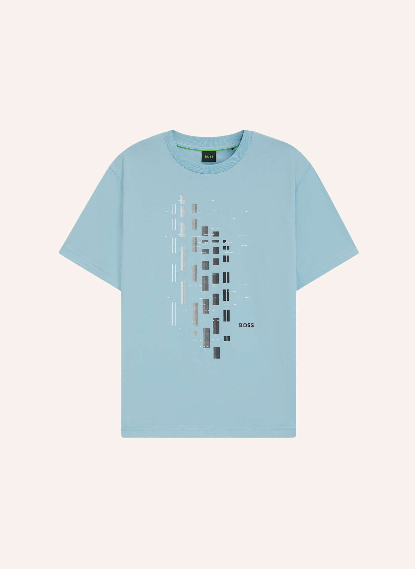 BOSS T-Shirt TEE GRX ZONE Regular Fit: HELLBLAU
