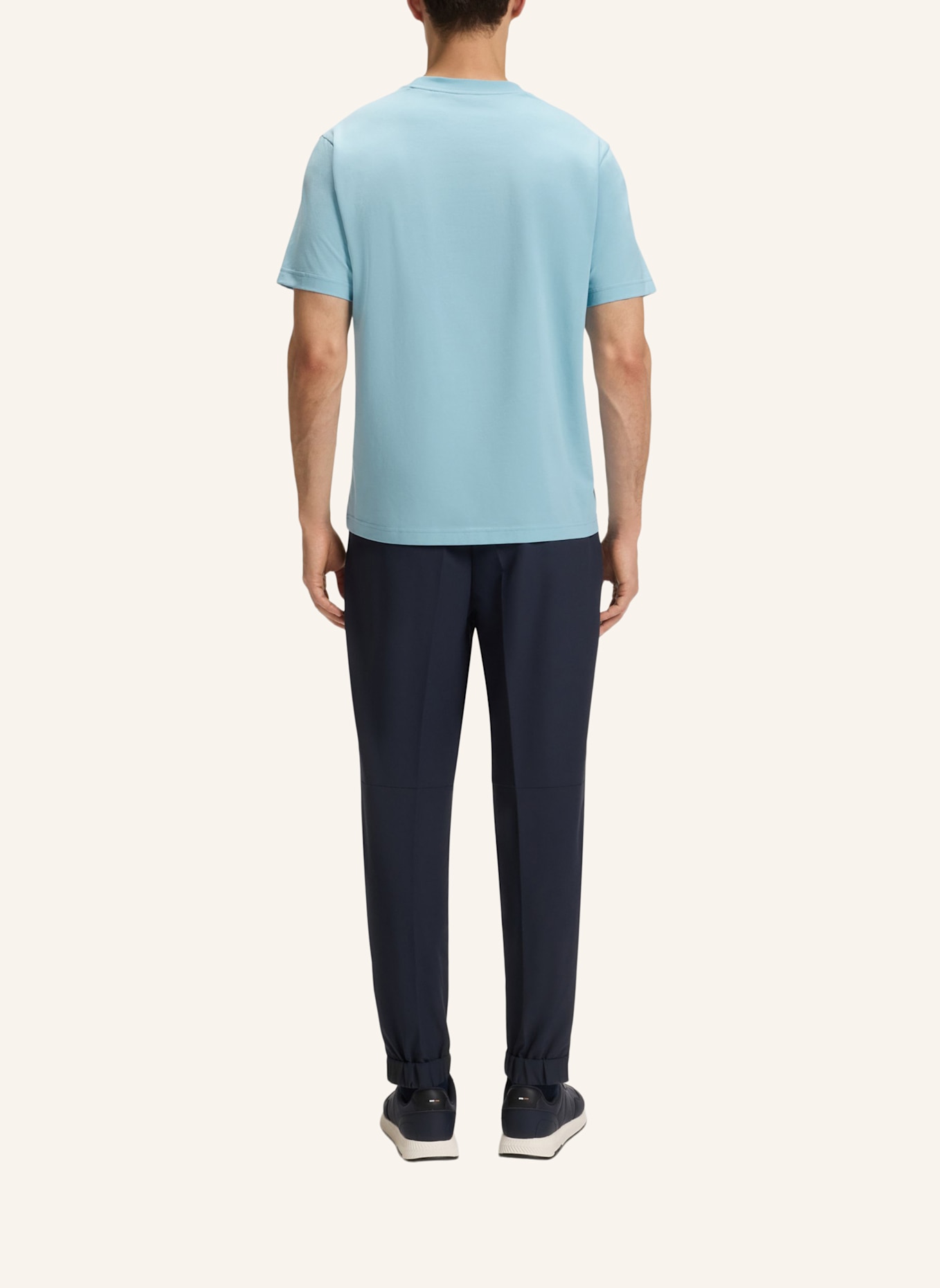 BOSS T-Shirt TEE GRX ZONE Regular Fit: HELLBLAU