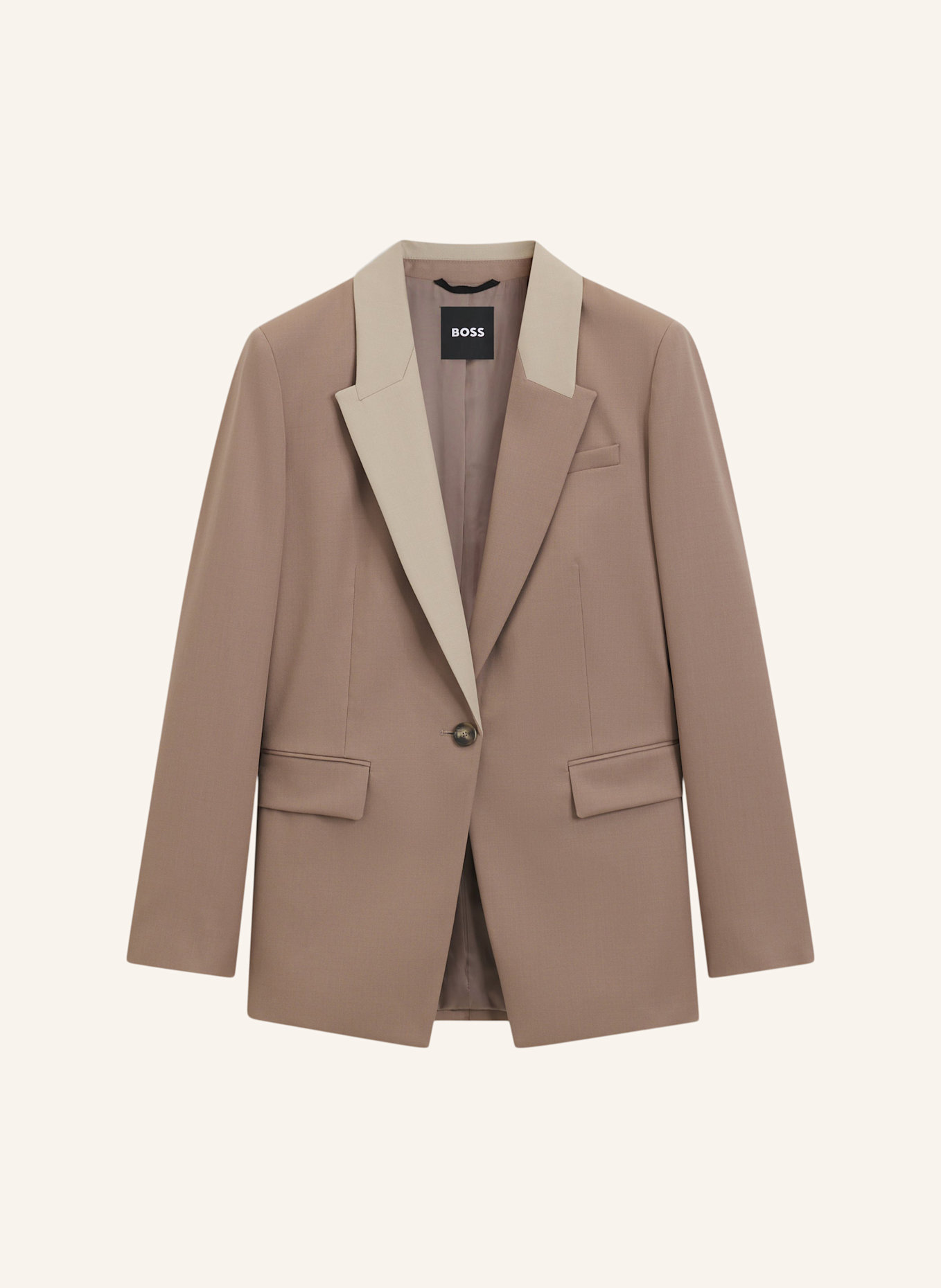 BOSS Blazer JANKA6 Relaxed Fit: BRAUN