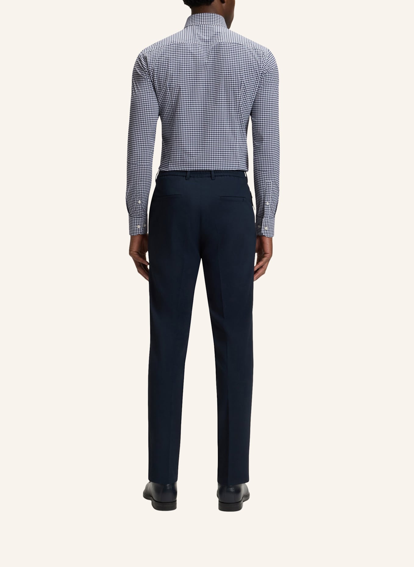 BOSS Business Hemd P-HANK-KENT-C1-222 Slim Fit: DUNKELBLAU