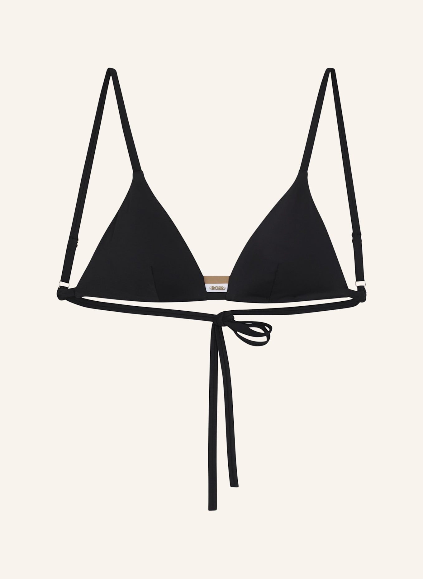 BOSS Bikini-Oberteil ICONIC TRIANGLE: SCHWARZ