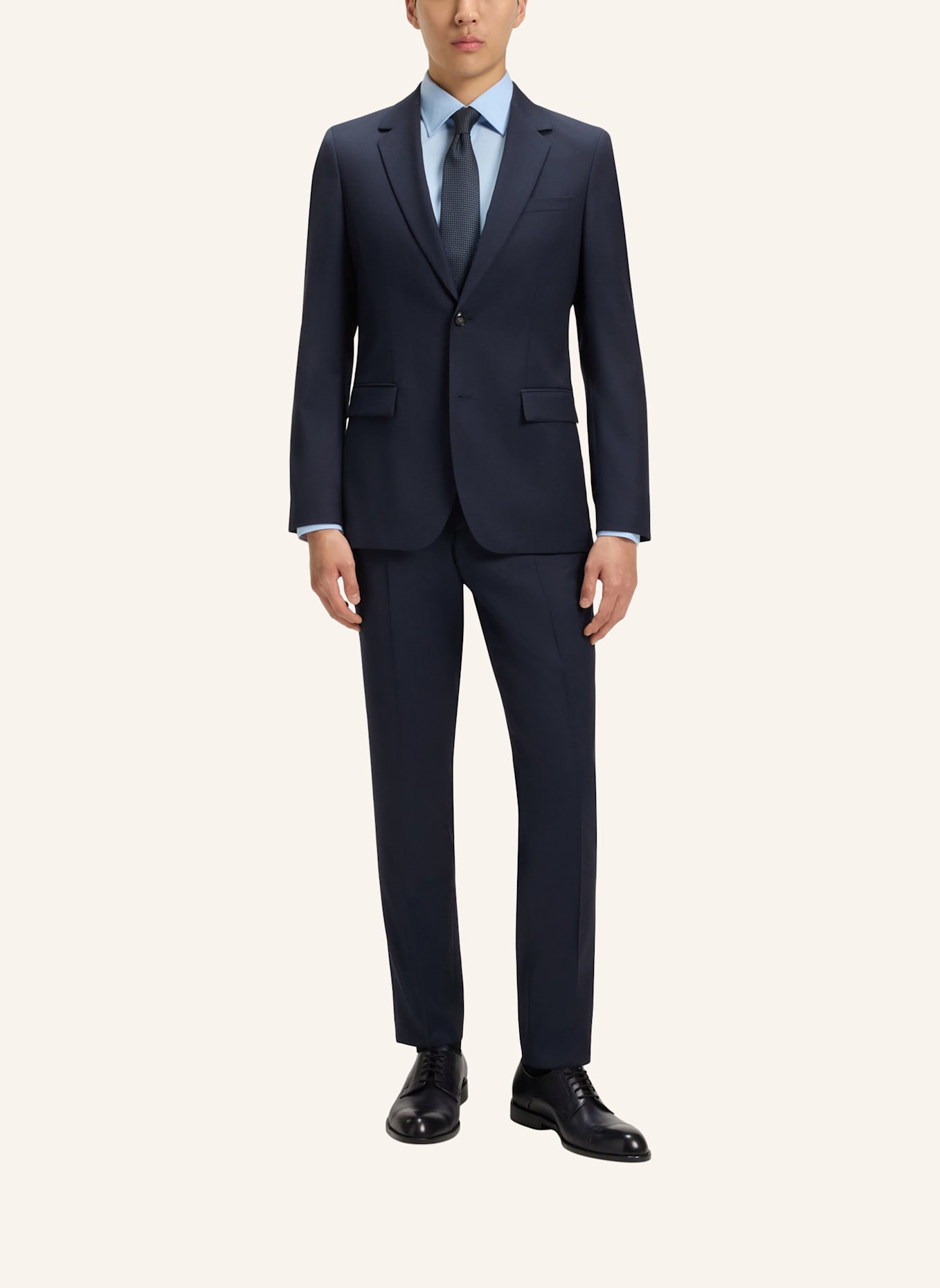 BOSS Business Anzug H-HOUSTON-2PCS-252 Slim Fit: DUNKELBLAU