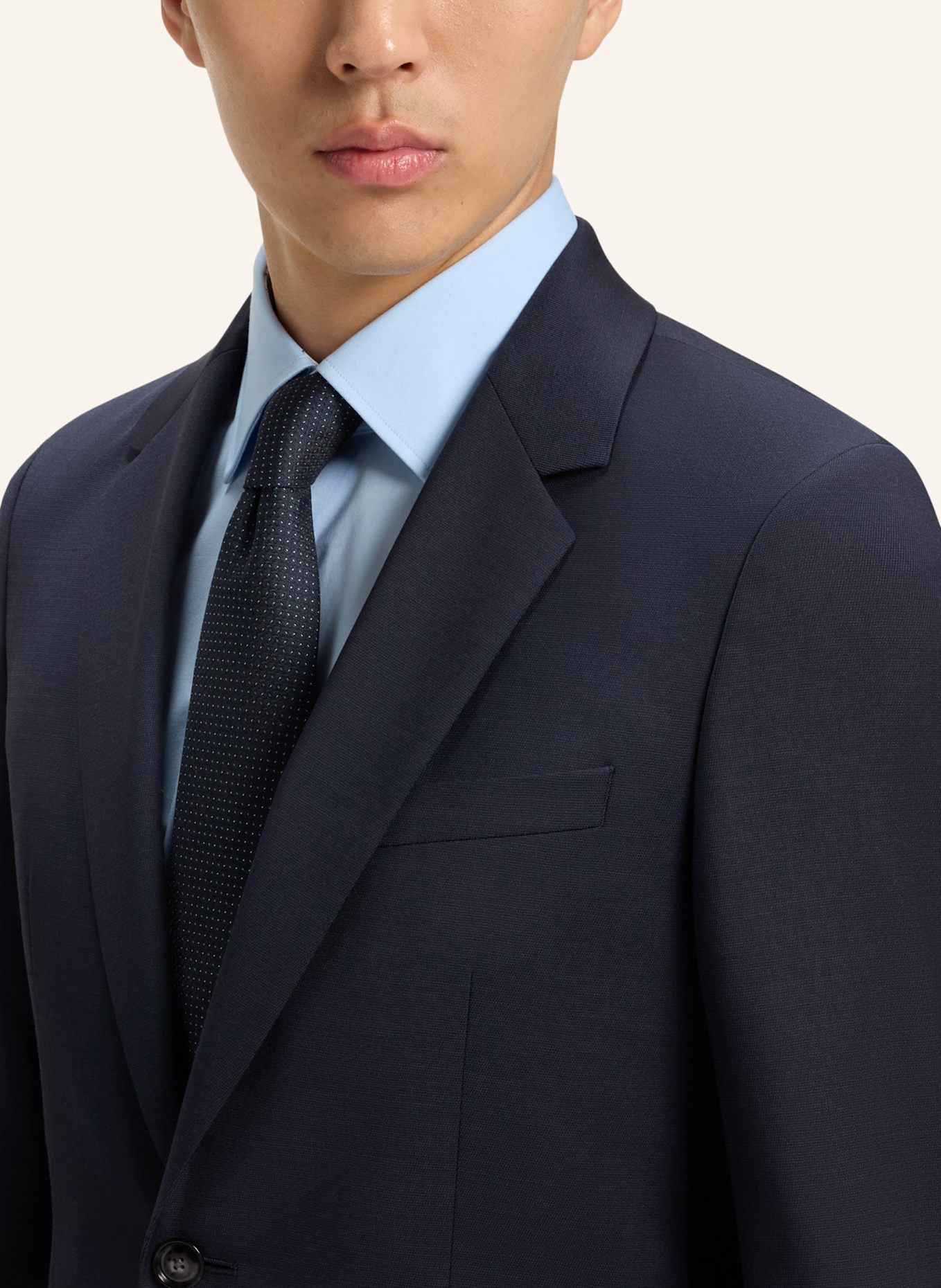 BOSS Business Anzug H-HOUSTON-2PCS-252 Slim Fit: DUNKELBLAU