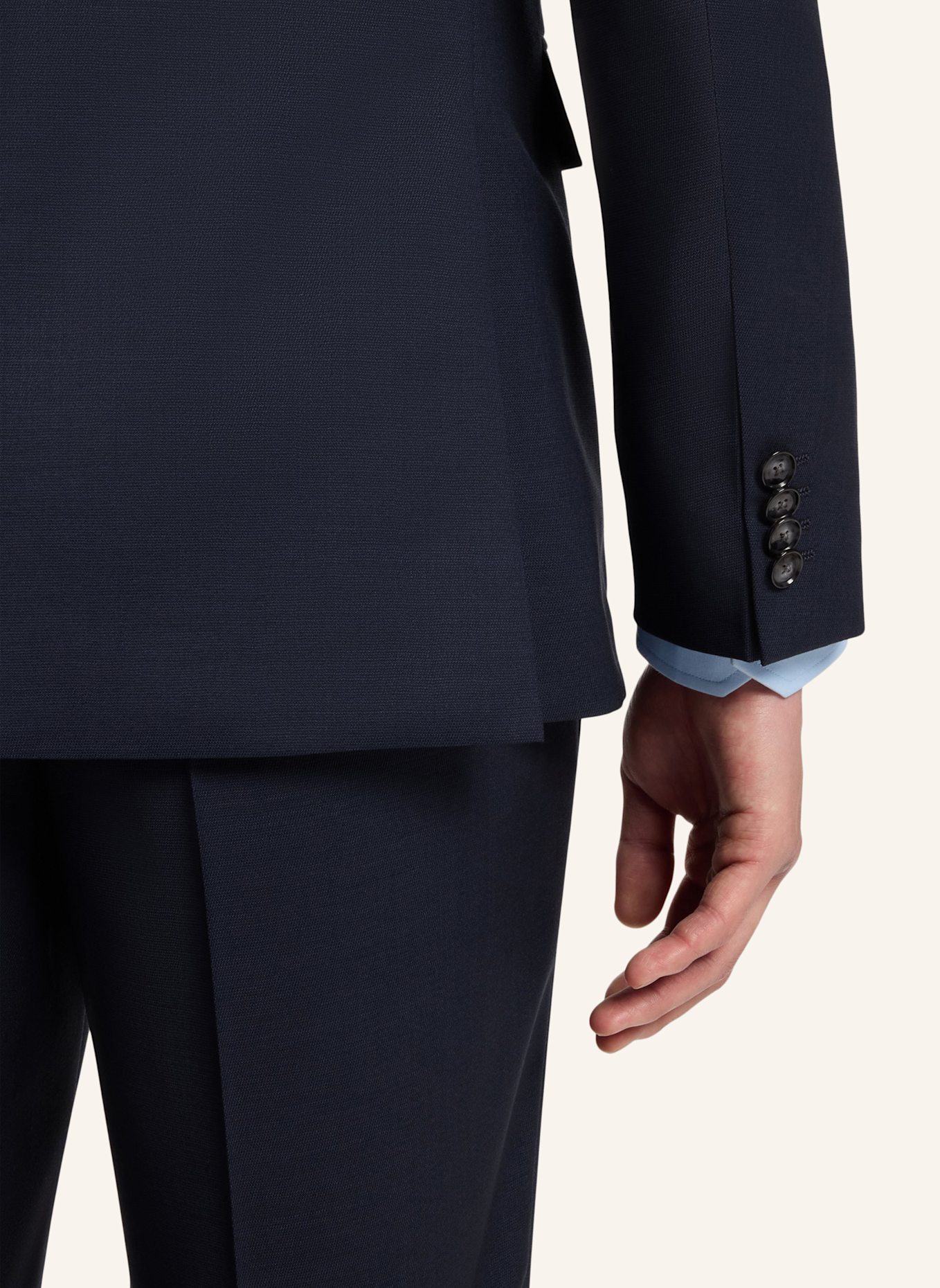 BOSS Business Anzug H-HOUSTON-2PCS-252 Slim Fit: DUNKELBLAU