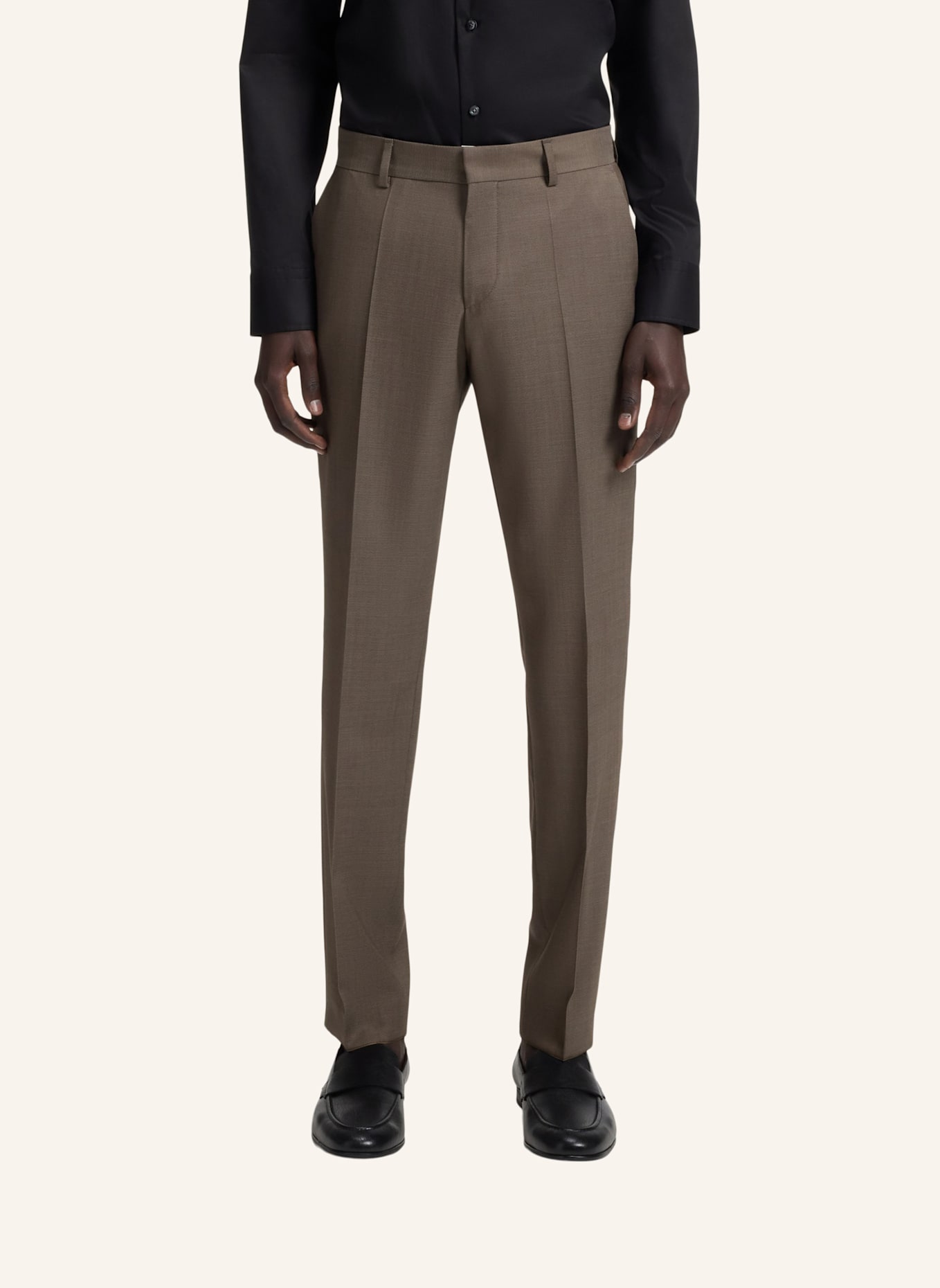 BOSS Business Anzug H-HOUSTON-2PCS-252 Slim Fit: BRAUN