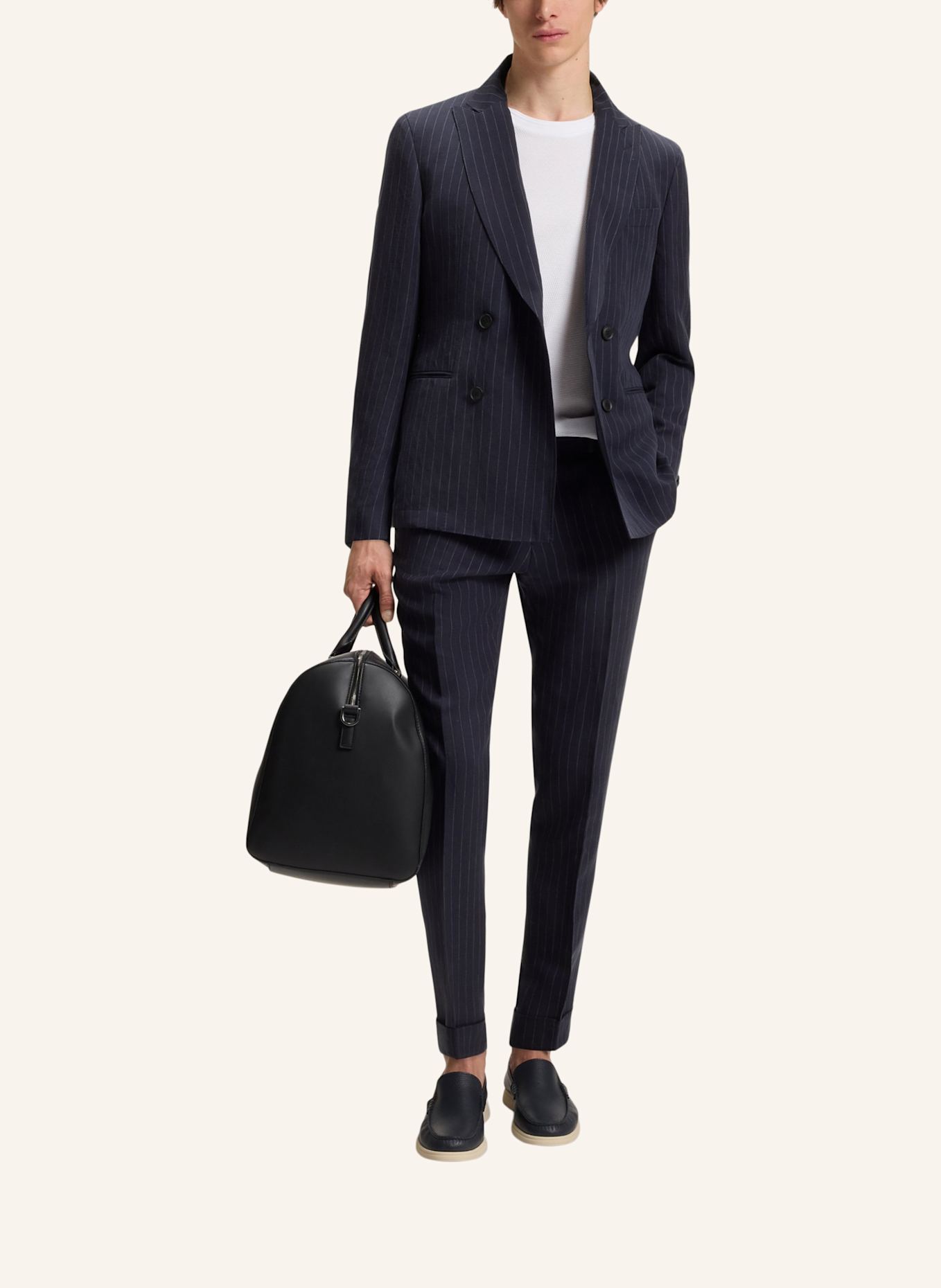 BOSS Business Anzug C-HUGE-2PCS-DB-252 Slim Fit: DUNKELBLAU