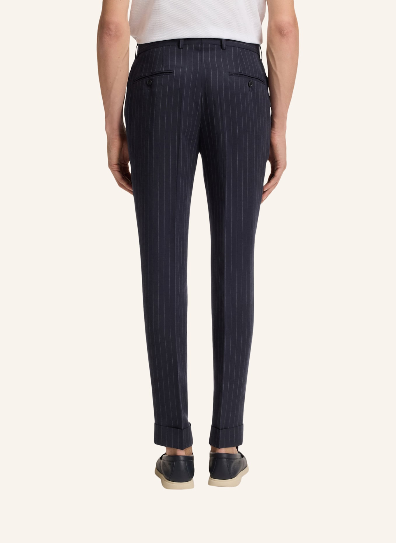 BOSS Business Anzug C-HUGE-2PCS-DB-252 Slim Fit: DUNKELBLAU