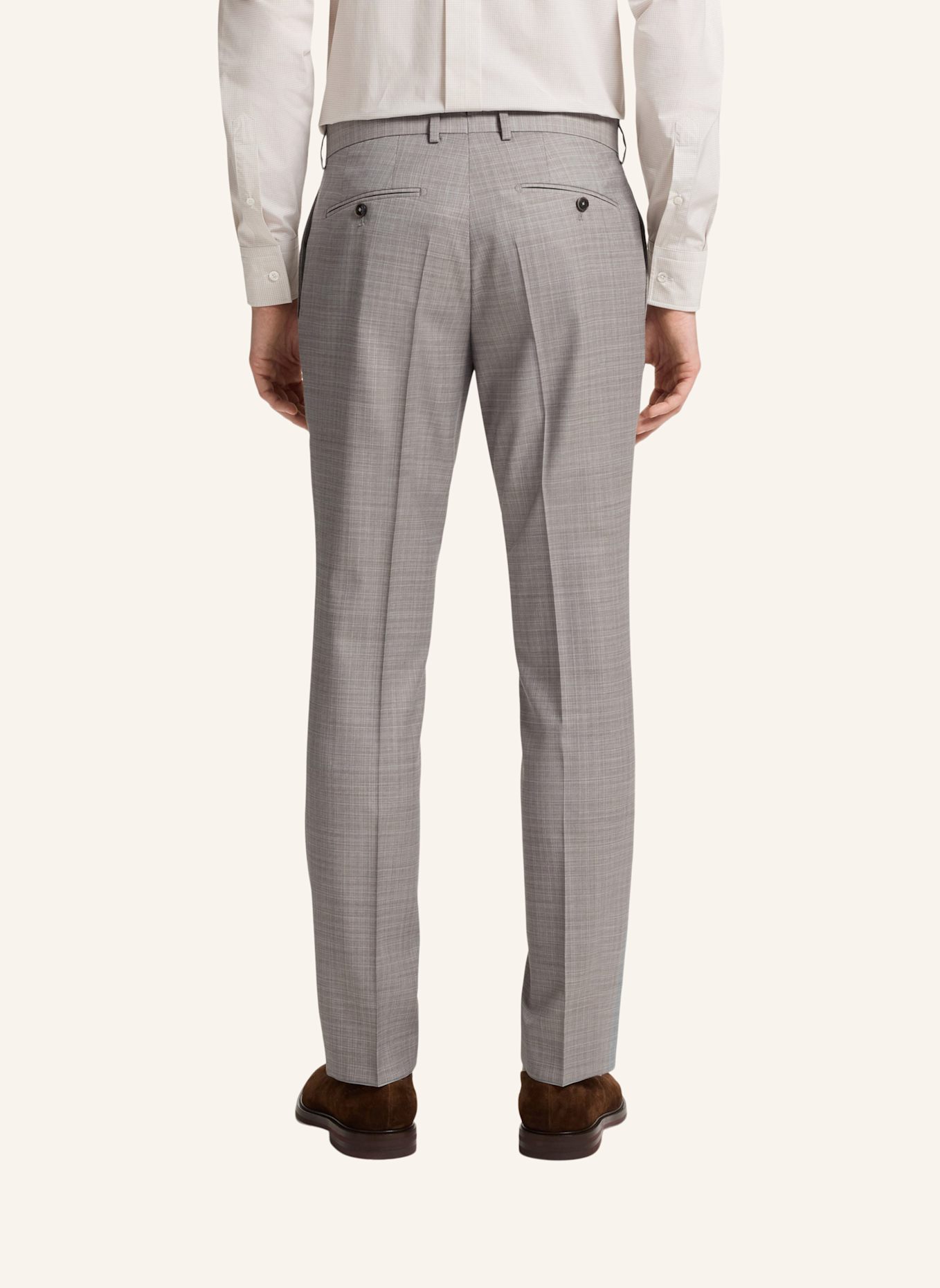 BOSS Business Anzug L-JARROD-2PCS-241 Regular Fit: KHAKI