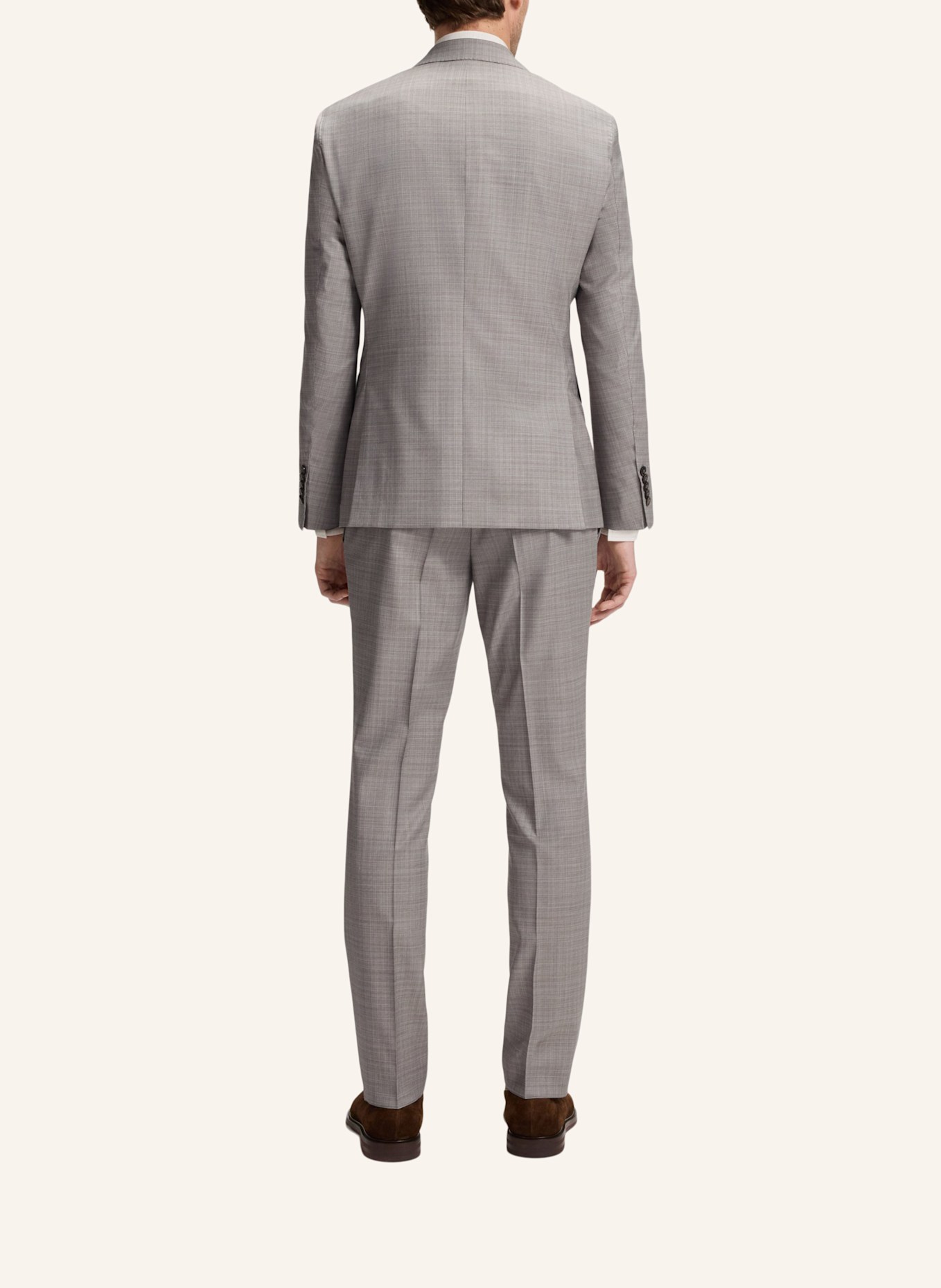 BOSS Business Anzug L-JARROD-2PCS-241 Regular Fit: KHAKI