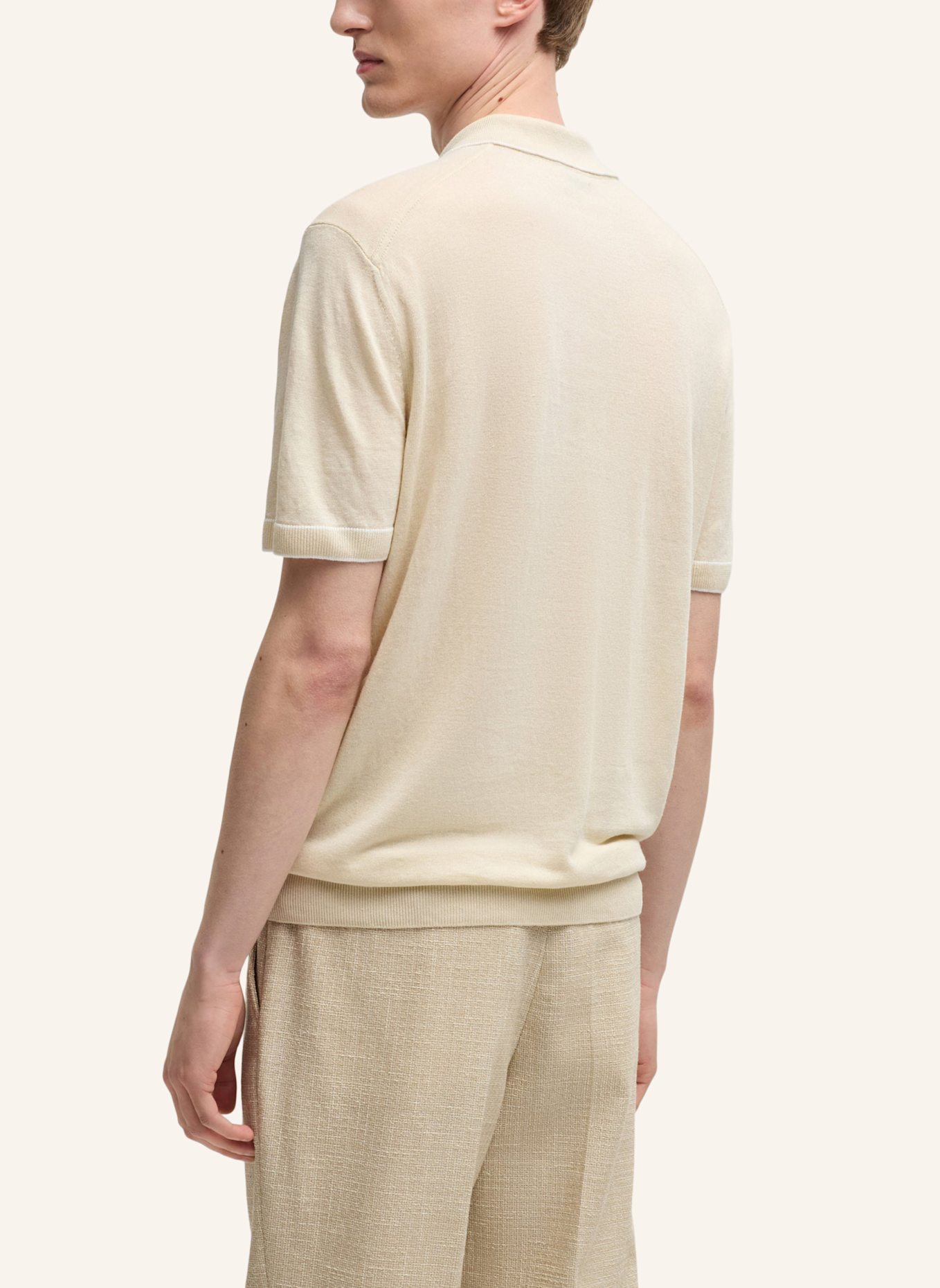 BOSS Pullover H-JIOVANOTTO Regular Fit: WEISS