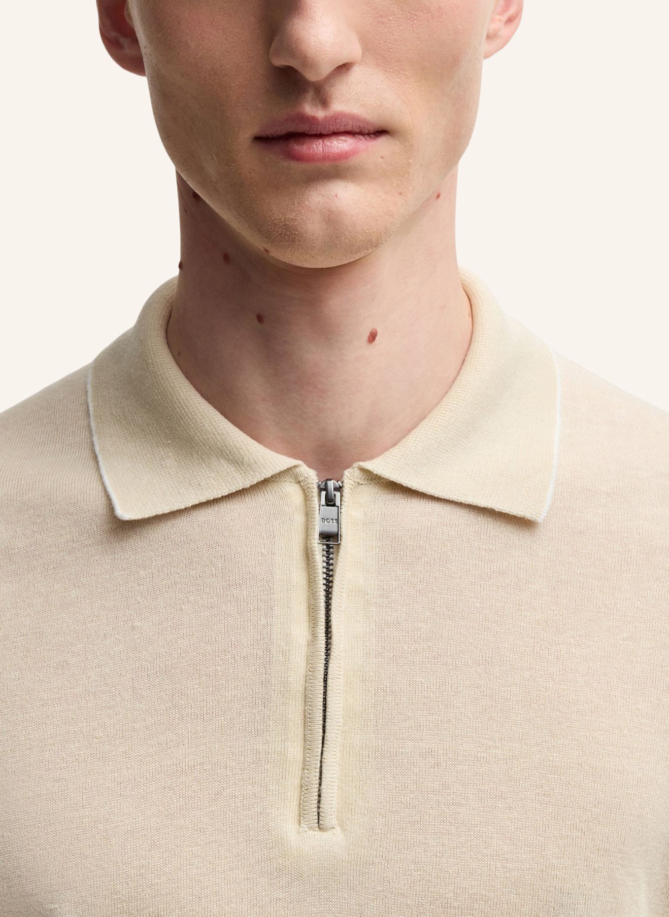BOSS Pullover H-JIOVANOTTO Regular Fit: WEISS
