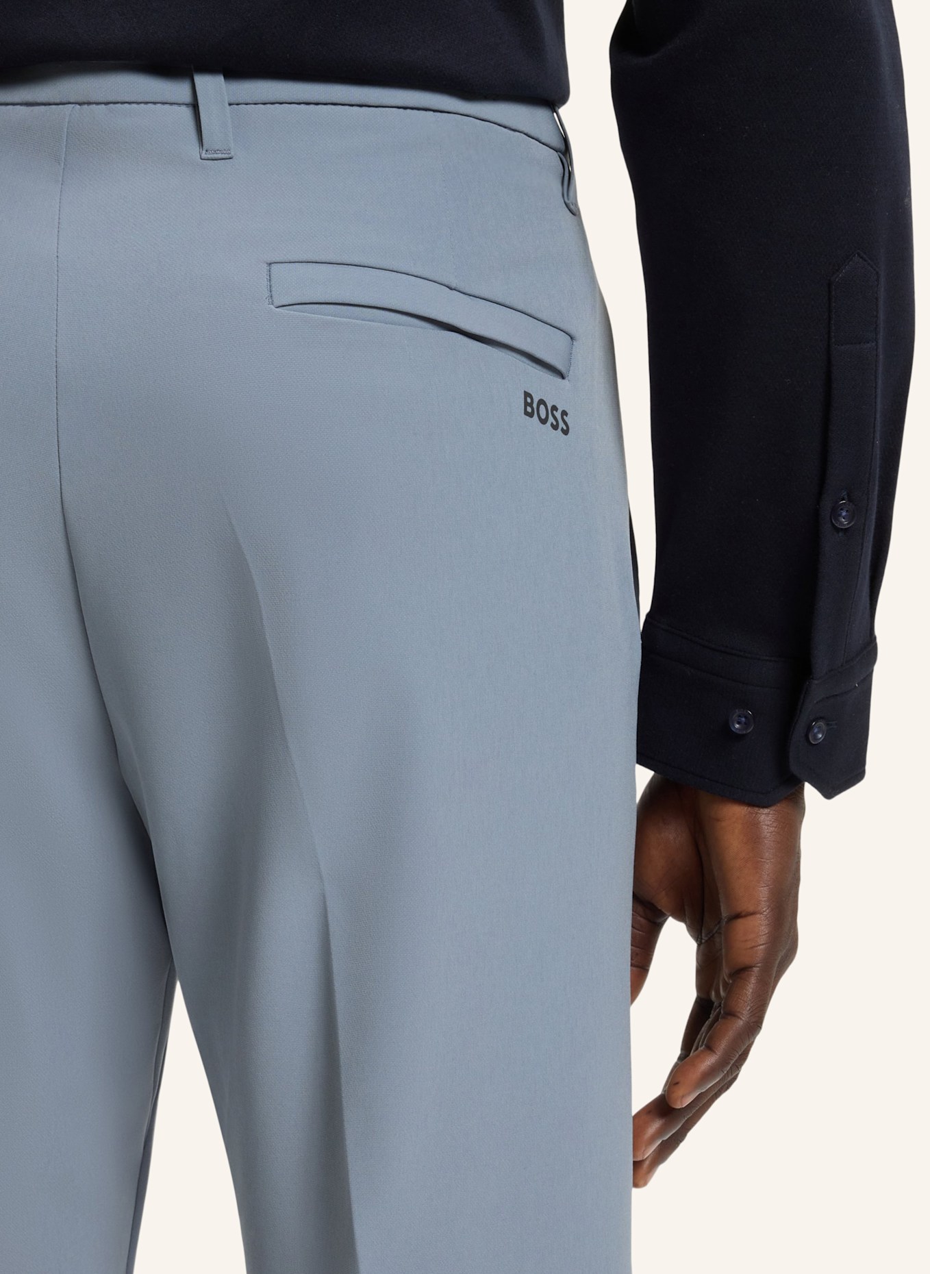 BOSS Casual Hose T_COMMUTER-REG Regular Fit: DUNKELGRAU