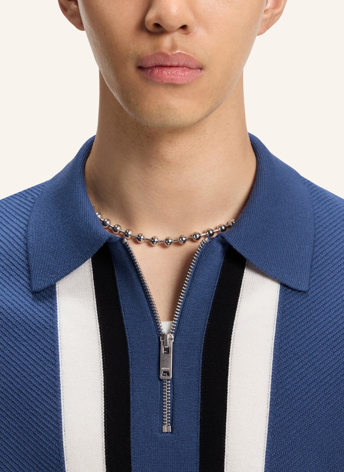 HUGO Pullover SHOLPONE Relaxed Fit: BLAU