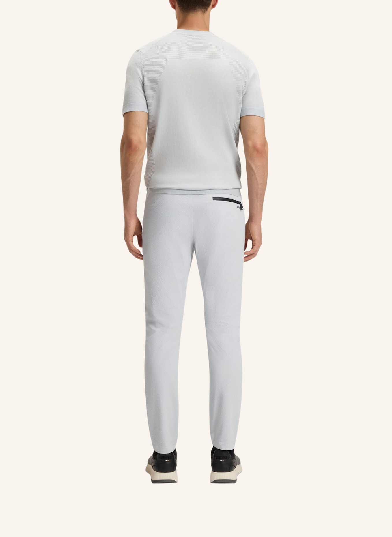 BOSS Casual Hose T_COMMUTER TSR Slim Fit: HELLGRAU