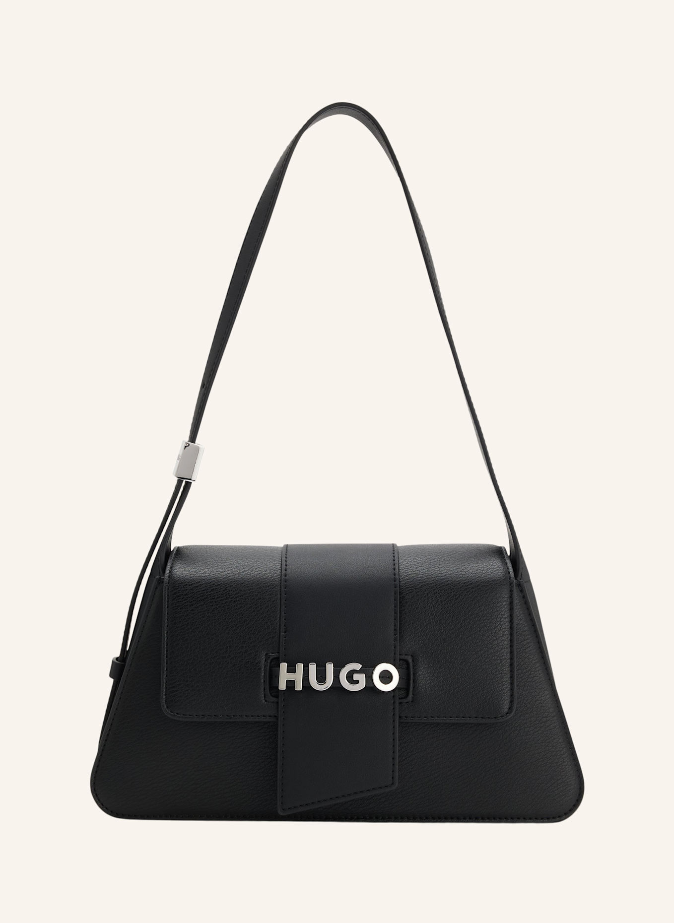 HUGO Umhängetasche MEL 2.0 SH. BAG FLAP: SCHWARZ