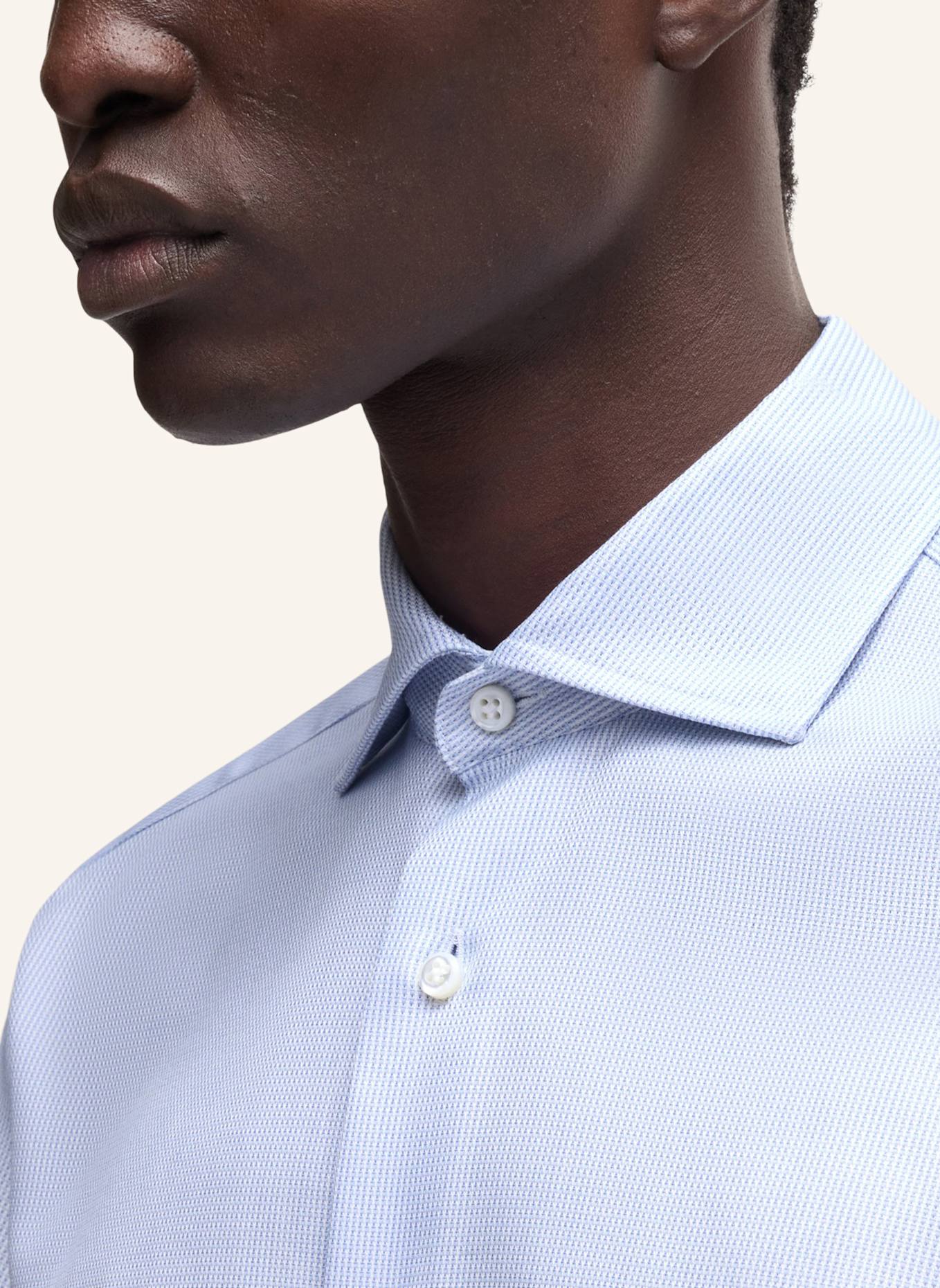 BOSS Business Hemd L-JOSH-SPREAD-C1-243 Regular Fit: BLAU