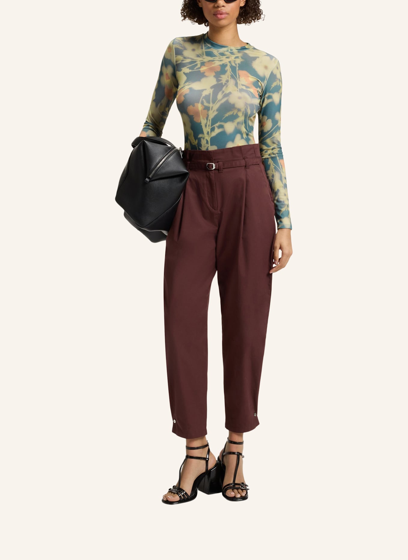 HUGO Casual Top DIRALINA_10 Slim Fit: WEISS