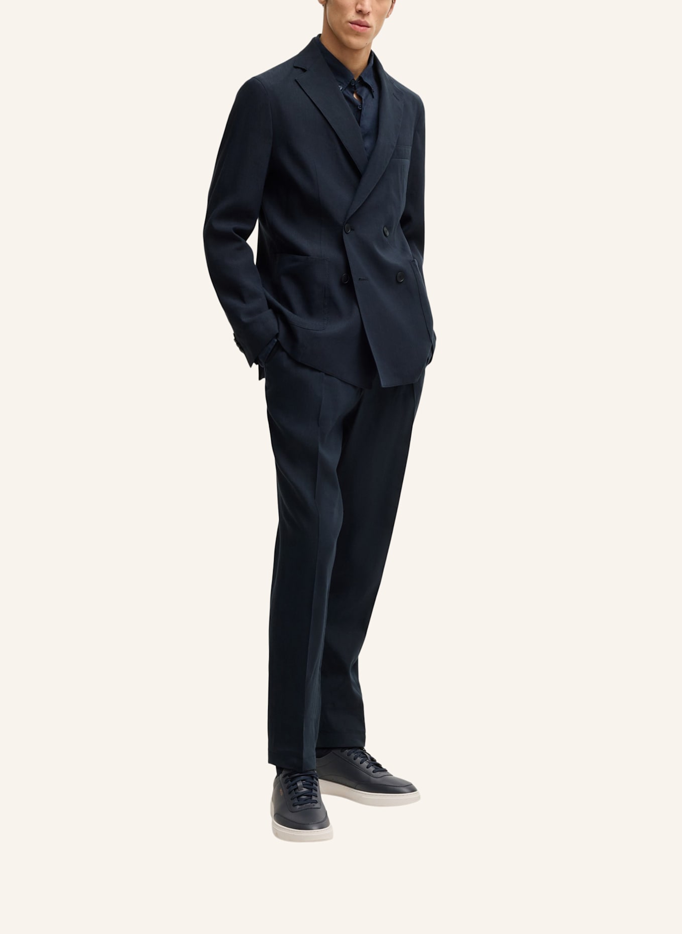 BOSS Blazer P-HANRY-DB-WG-252 Slim Fit: DUNKELBLAU