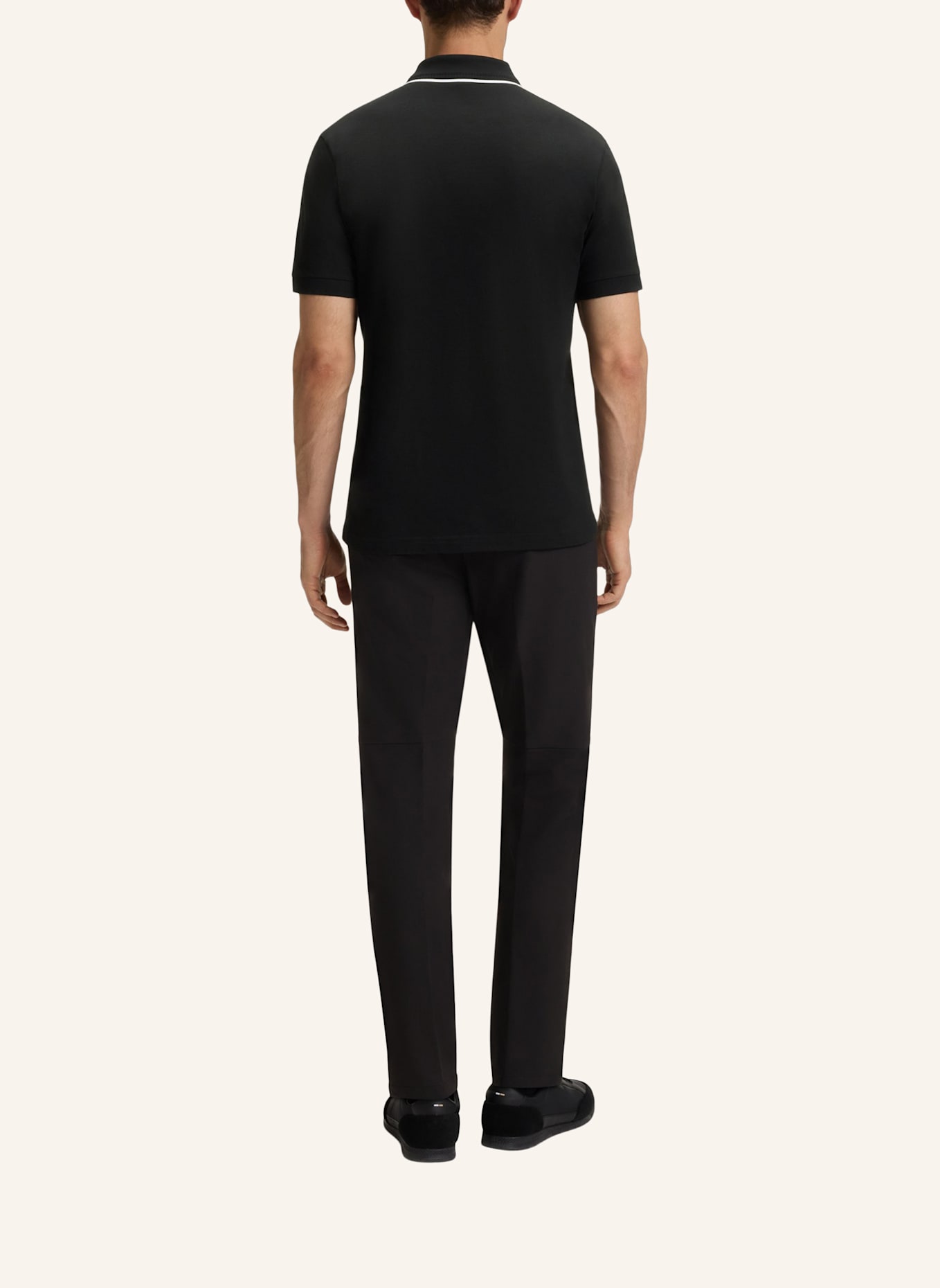 BOSS Poloshirt PHILIX GOC Slim Fit: SCHWARZ