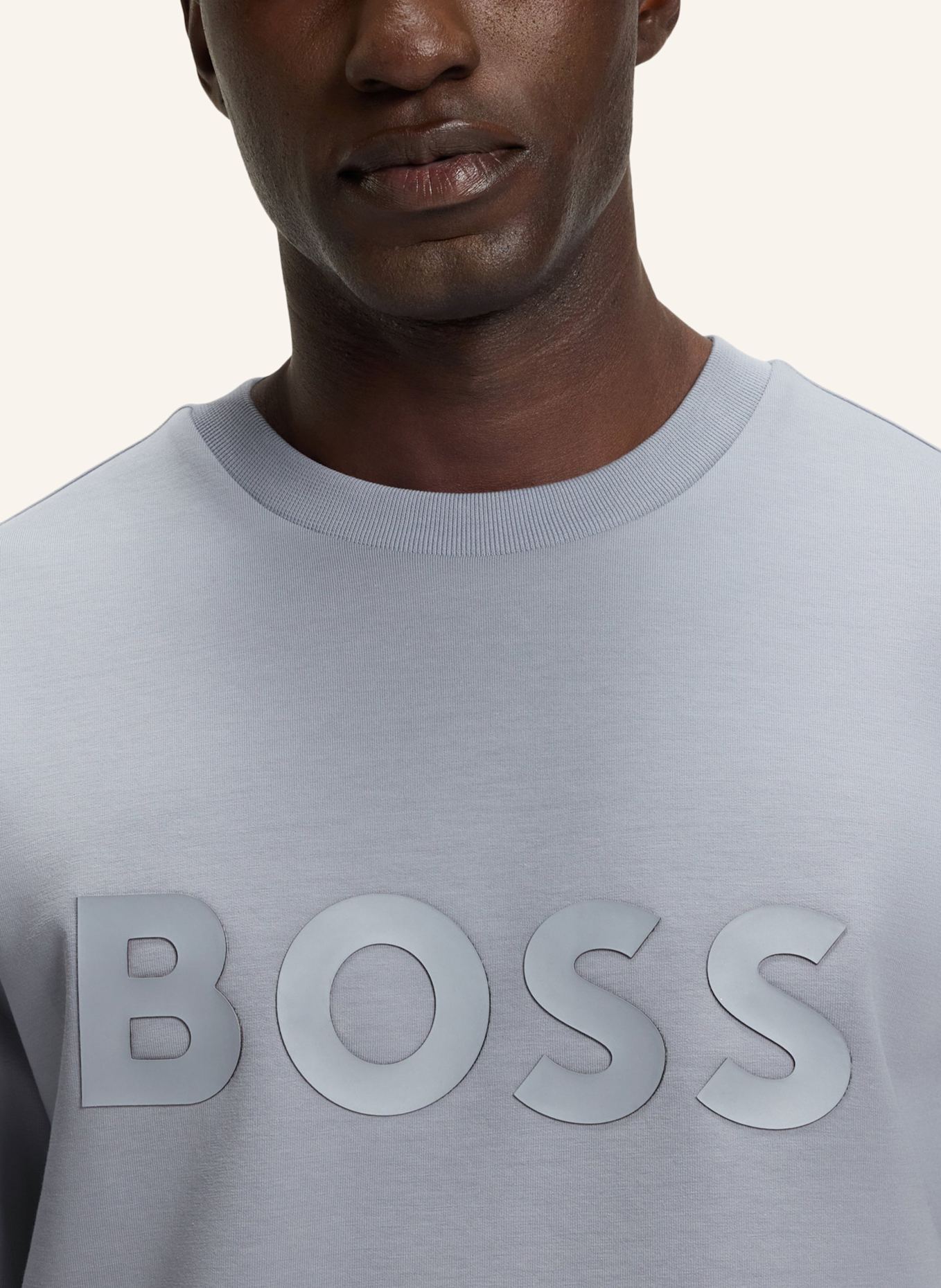 BOSS Sweatshirt SALBO Regular Fit: DUNKELGRAU