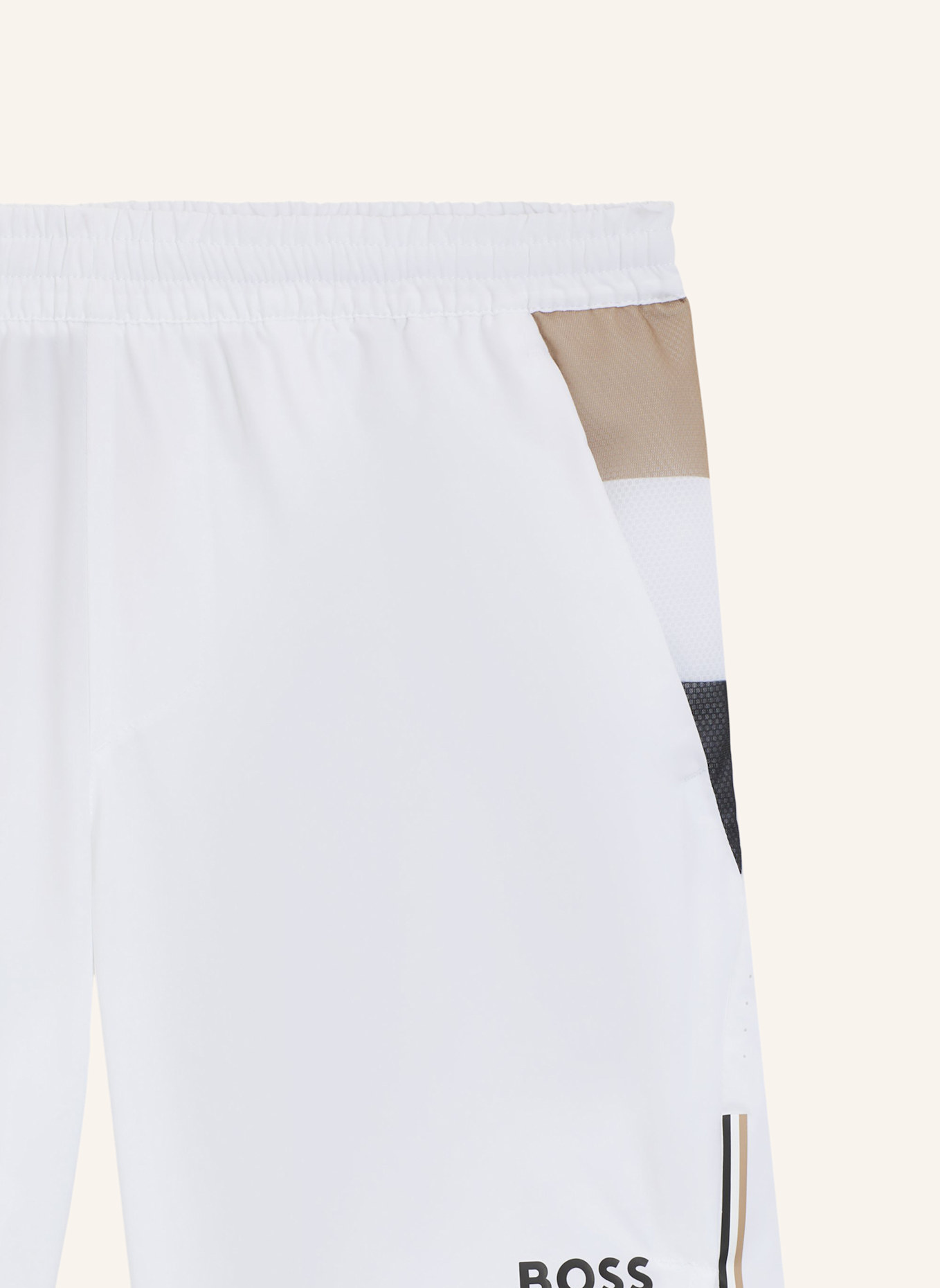 BOSS Short S_T-MATCH 9 INCH Regular Fit: WEISS
