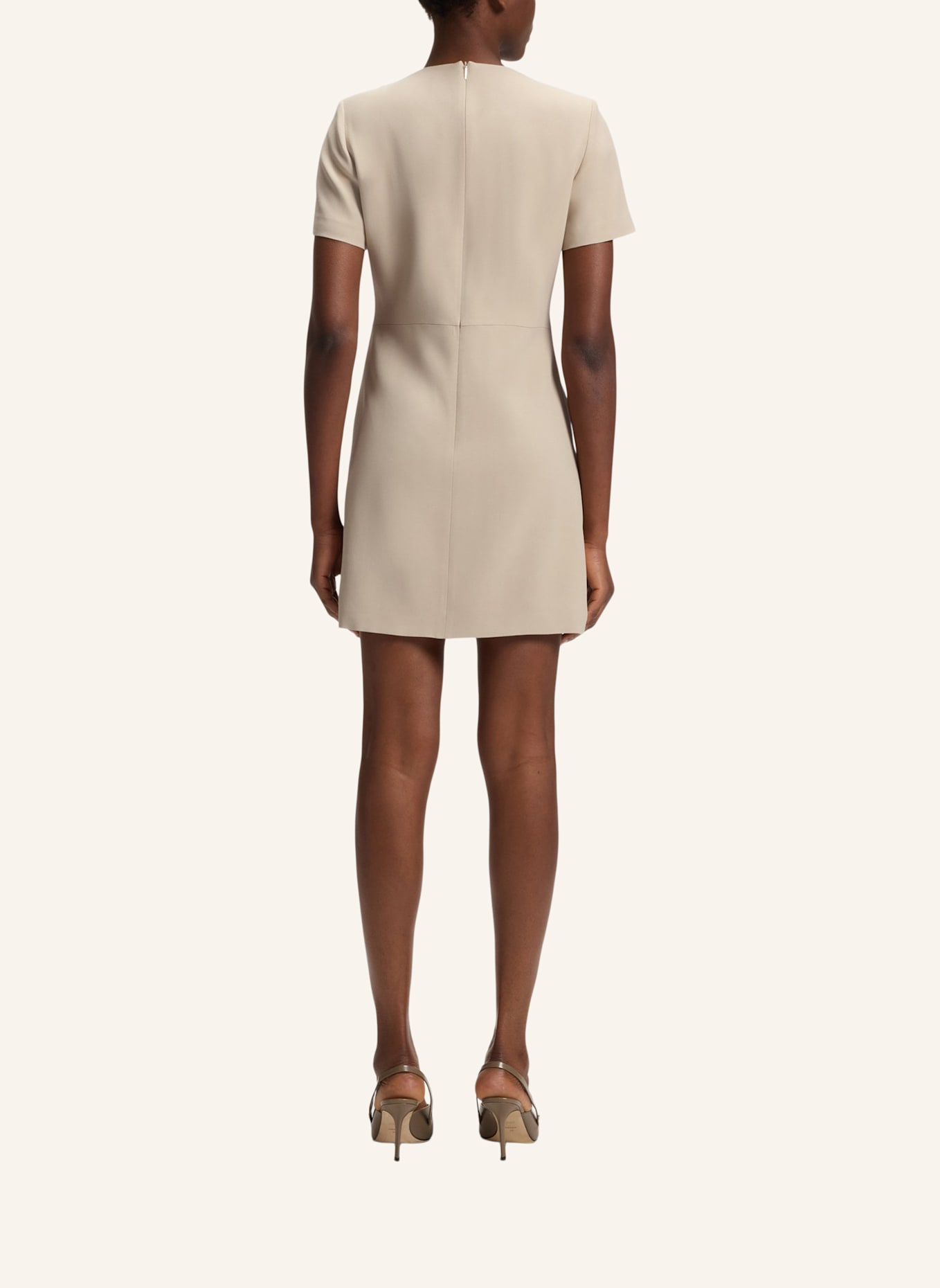 BOSS Business Kleid DINDERA Regular Fit: BEIGE