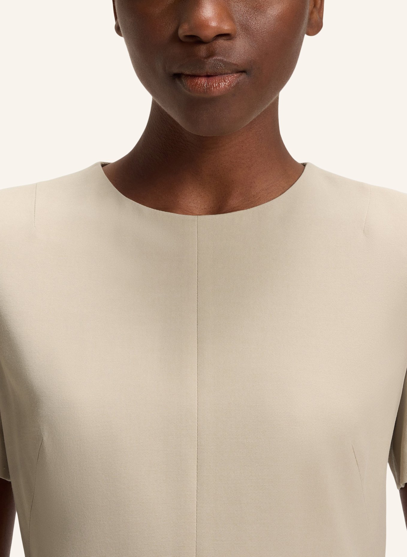 BOSS Business Kleid DINDERA Regular Fit: BEIGE