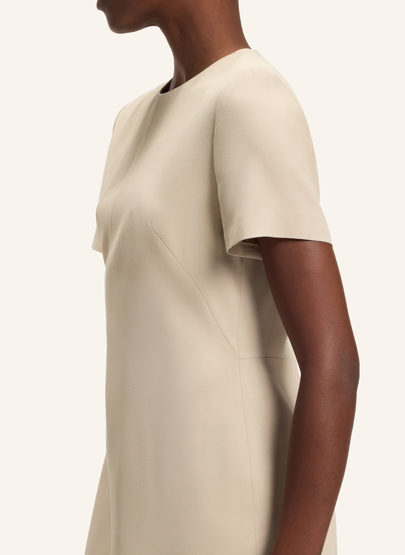 BOSS Business Kleid DINDERA Regular Fit: BEIGE