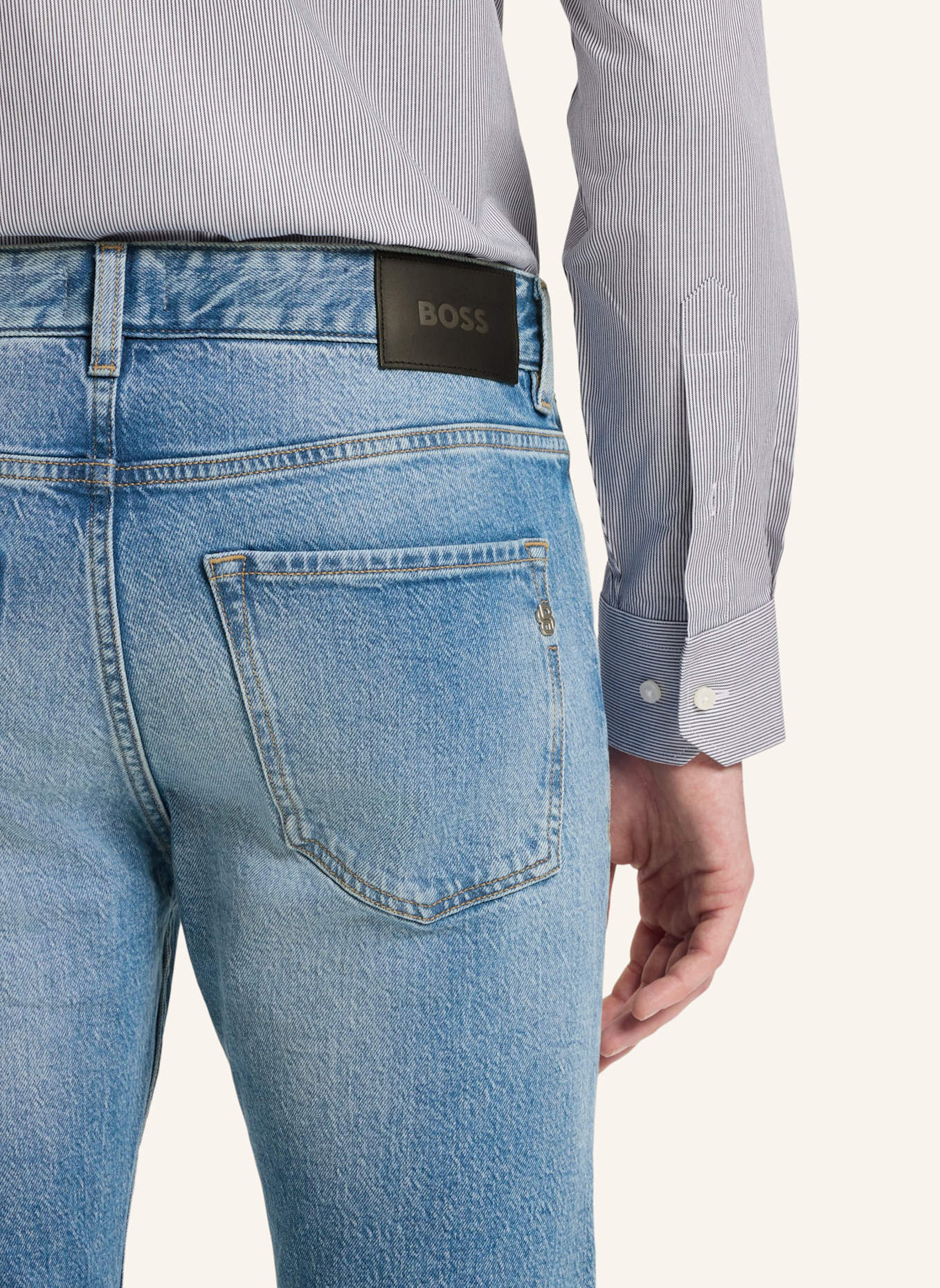 BOSS Jeans C-DELAWARE Slim Fit: BLAU