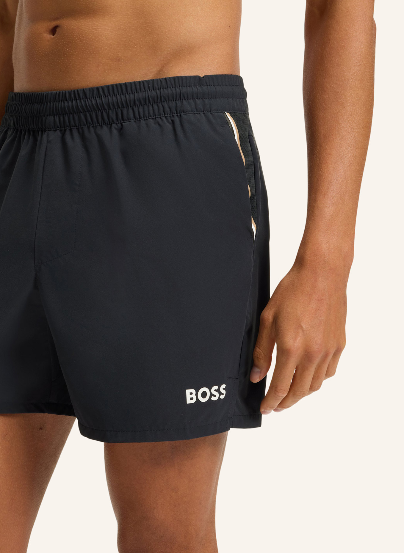 BOSS Short S_T-MATCH 5 INCH Regular Fit: DUNKELBLAU