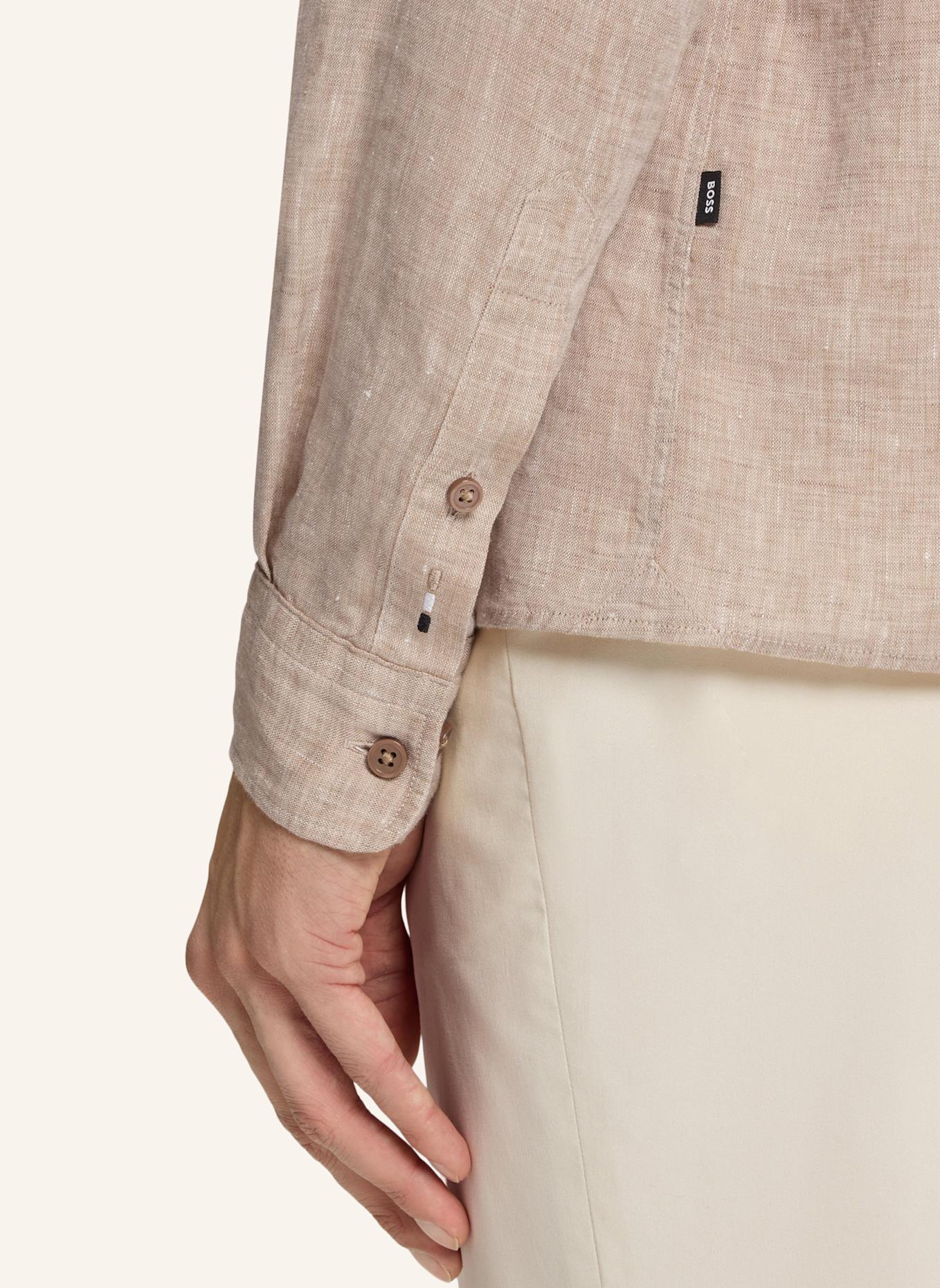 BOSS Casual Hemd C-LIAM-S-BD-C1-243 Regular Fit: BEIGE