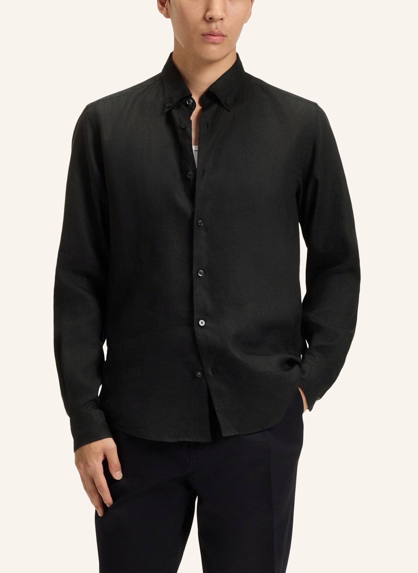 BOSS Casual Hemd C-LIAM-S-BD-C1-243 Regular Fit: SCHWARZ