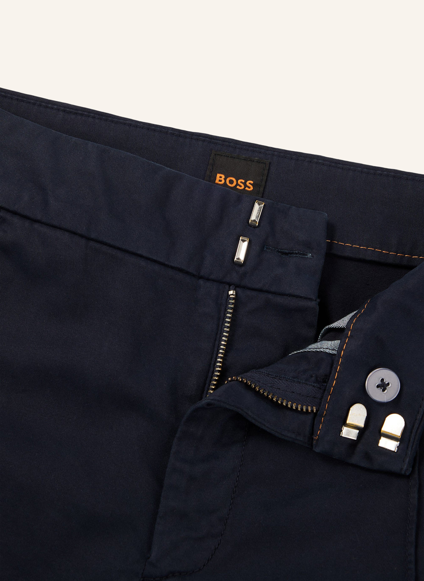 BOSS Casual Hose C_TERESITA1-D Regular Fit: DUNKELBLAU