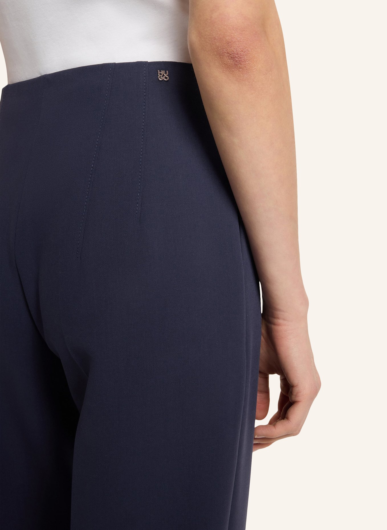 HUGO Business Hose HALUNIA Regular Fit: DUNKELBLAU