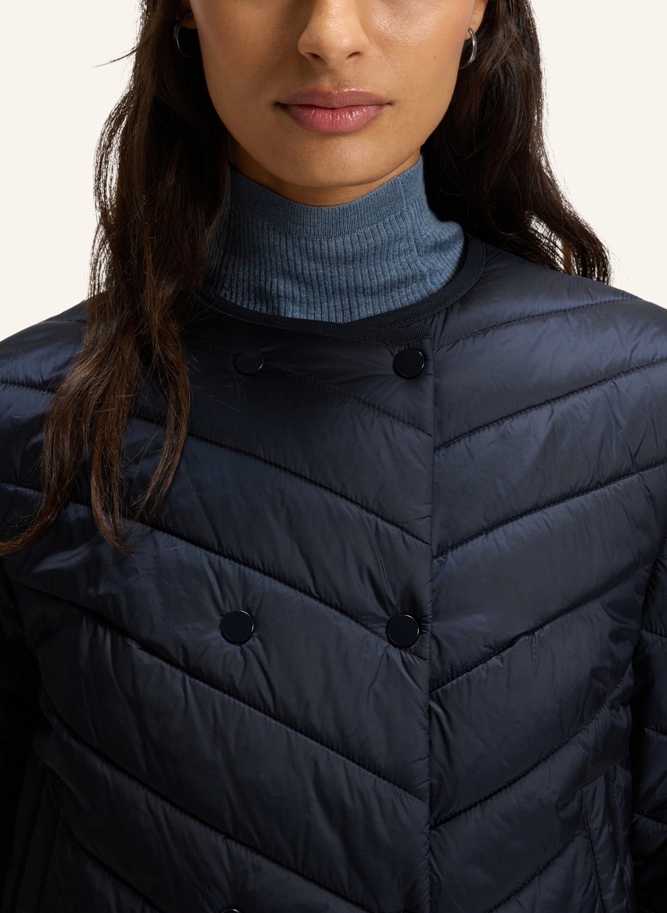BOSS Casual Jacke PRANELLA Regular Fit: DUNKELBLAU