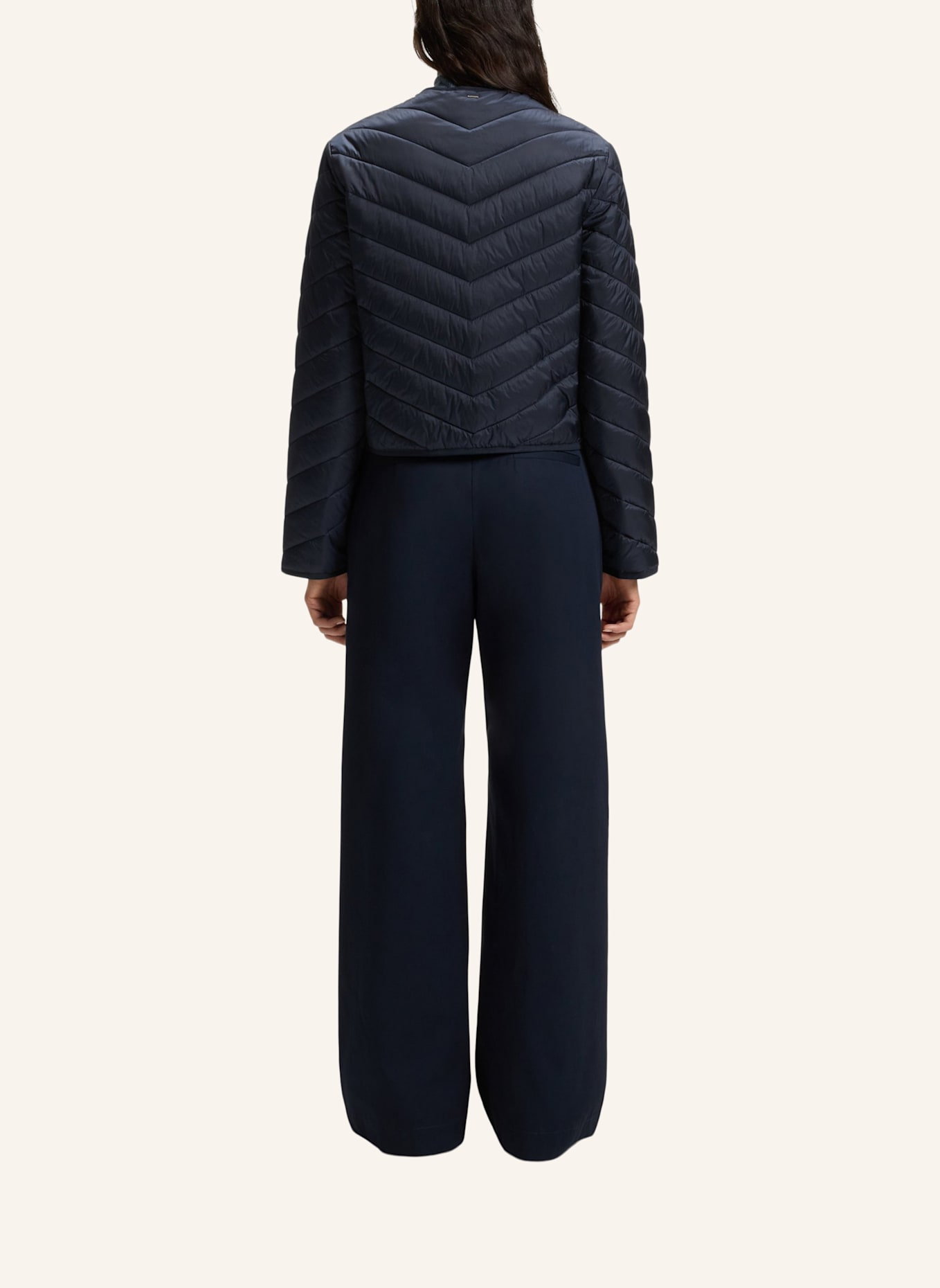BOSS Casual Jacke PRANELLA Regular Fit: DUNKELBLAU