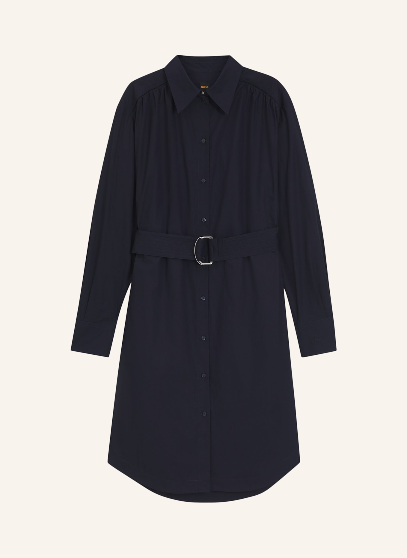 BOSS Business Kleid C_DELEGANT_2 Regular Fit: DUNKELBLAU
