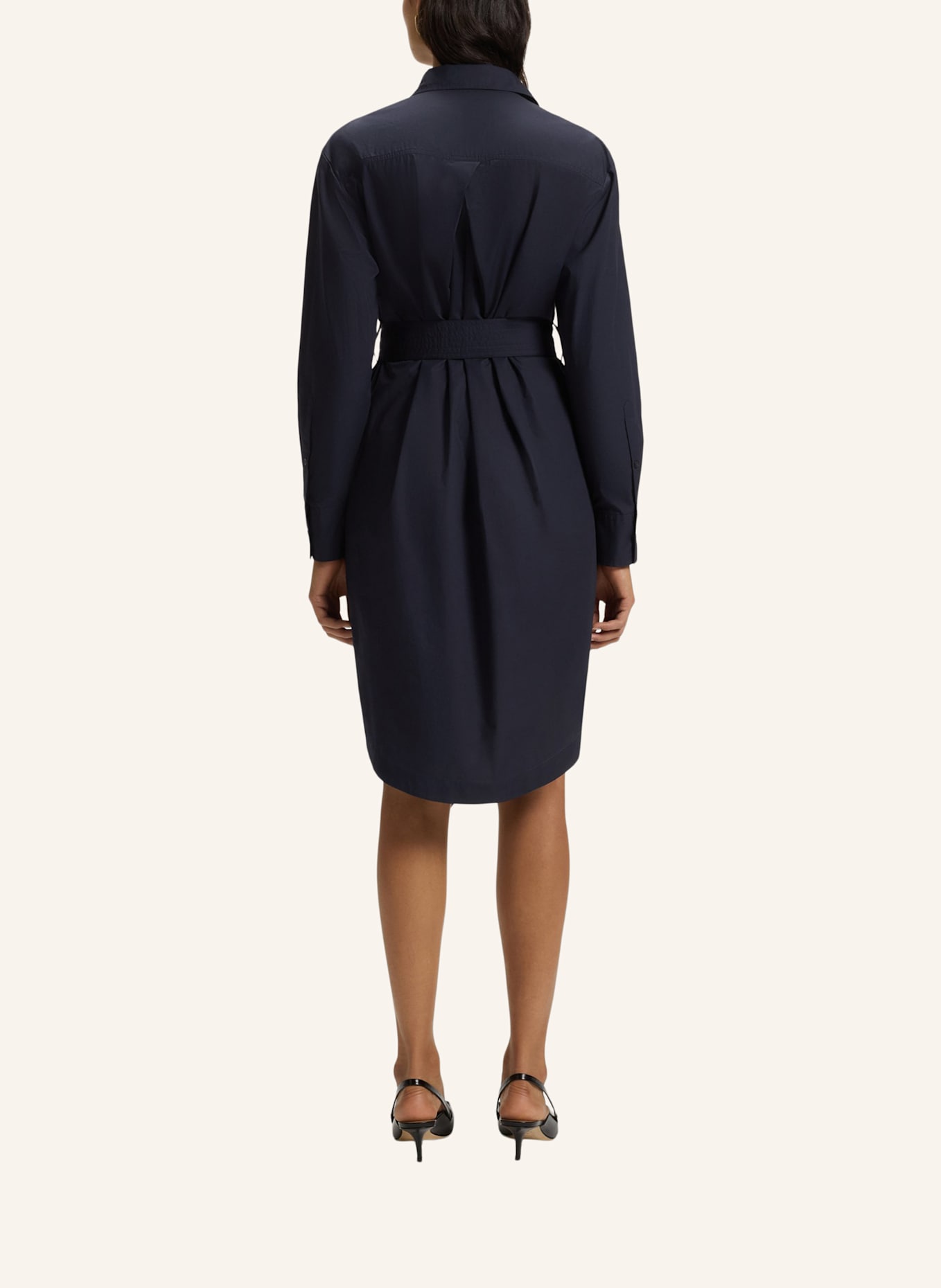 BOSS Business Kleid C_DELEGANT_2 Regular Fit: DUNKELBLAU