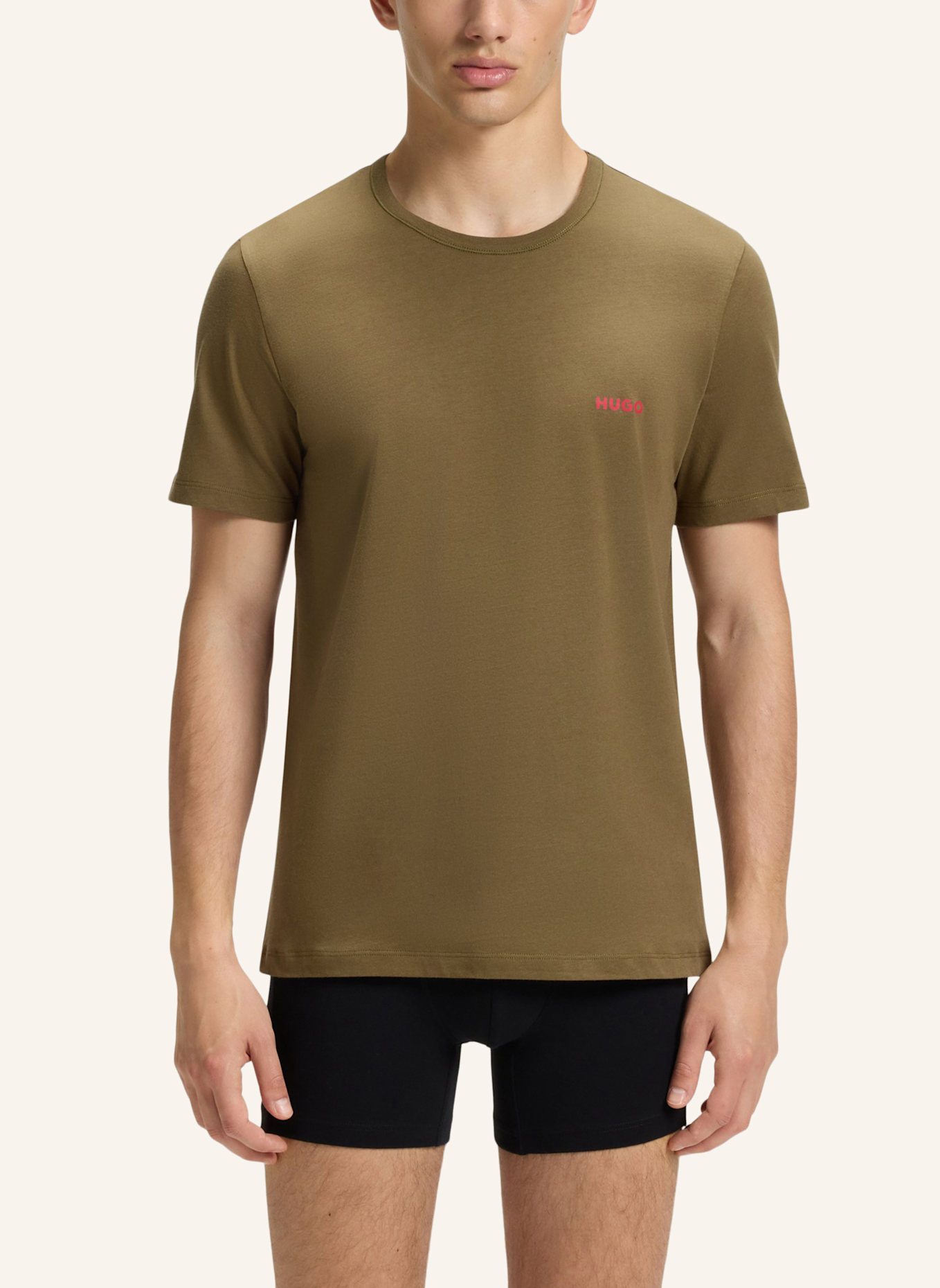 HUGO Unterwäsche Top T-SHIRT RN TRIPLET P Regular Fit: WEISS