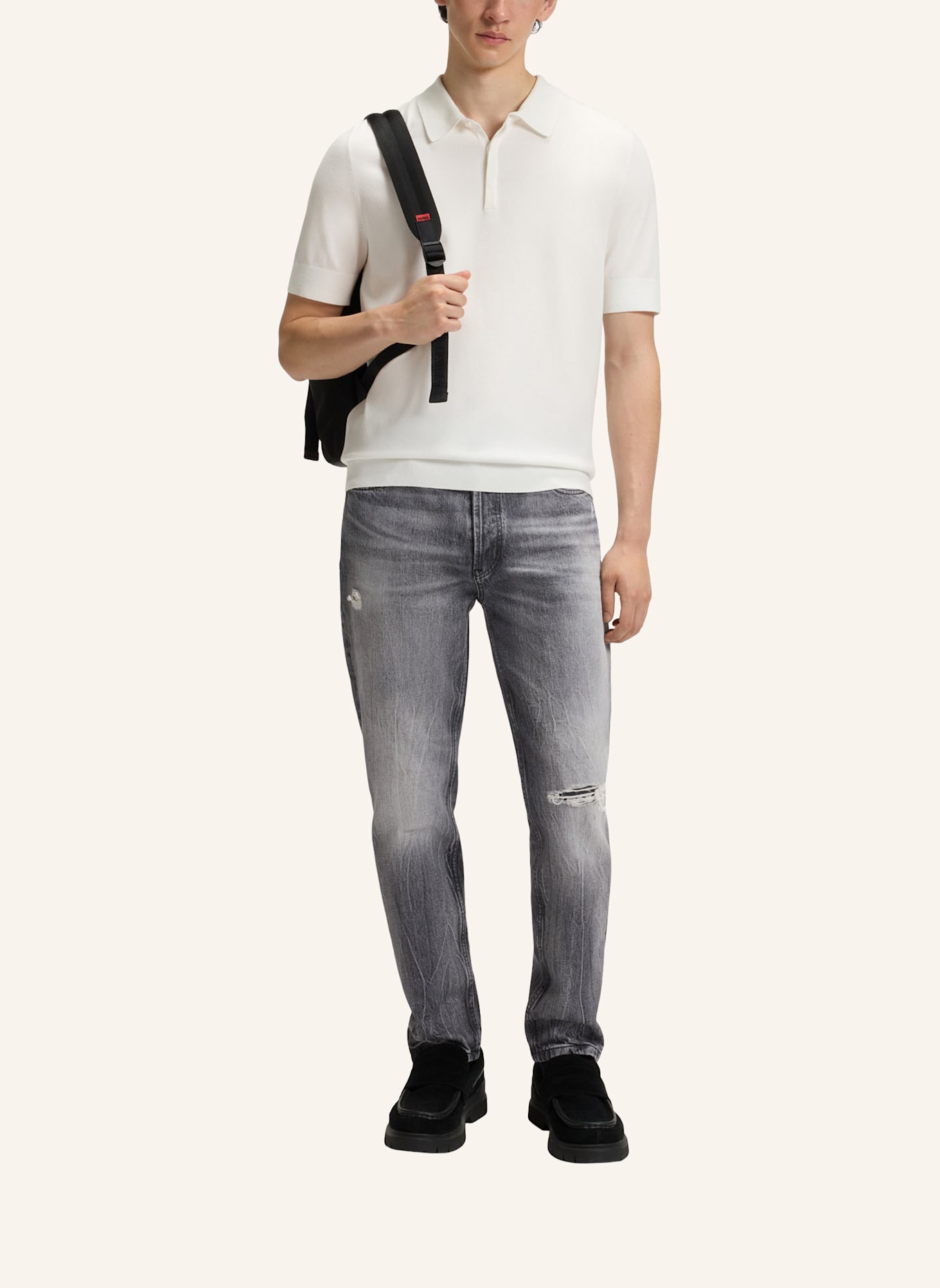 HUGO Jeans HUGO 634 Tapered Fit: DUNKELGRAU