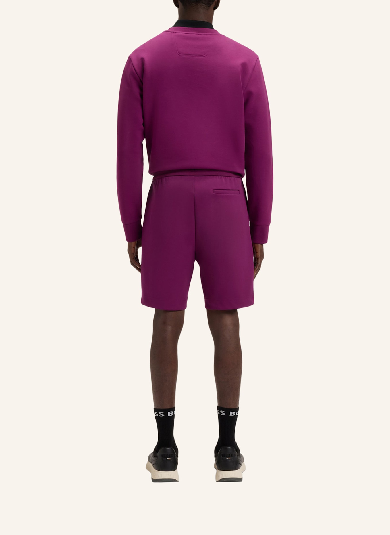 BOSS Casual Hose SHORTS ZONE Regular Fit: PINK