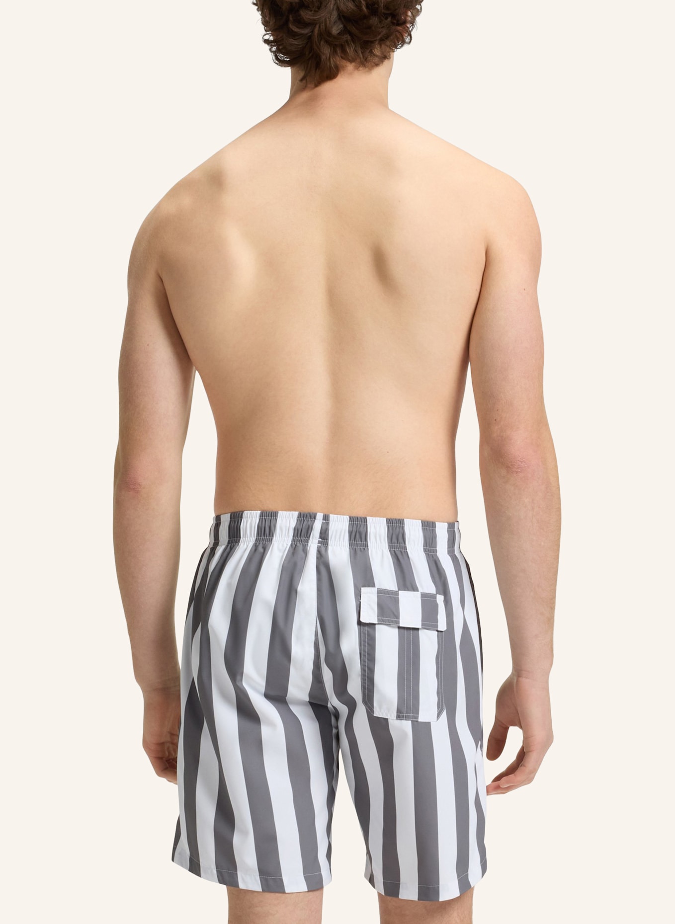HUGO Badeshort LUIS: GRAU
