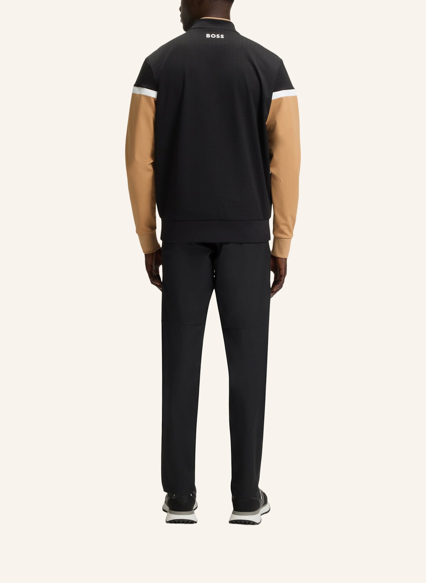 BOSS Sweatshirt SOFTSHEL THE OPEN25 Regular Fit: SCHWARZ