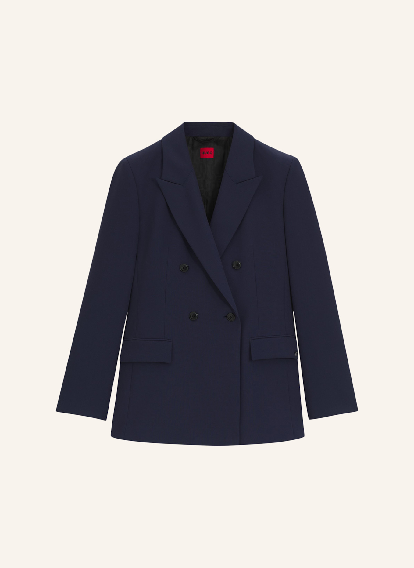 HUGO Blazer AMILEA Relaxed Fit: DUNKELBLAU