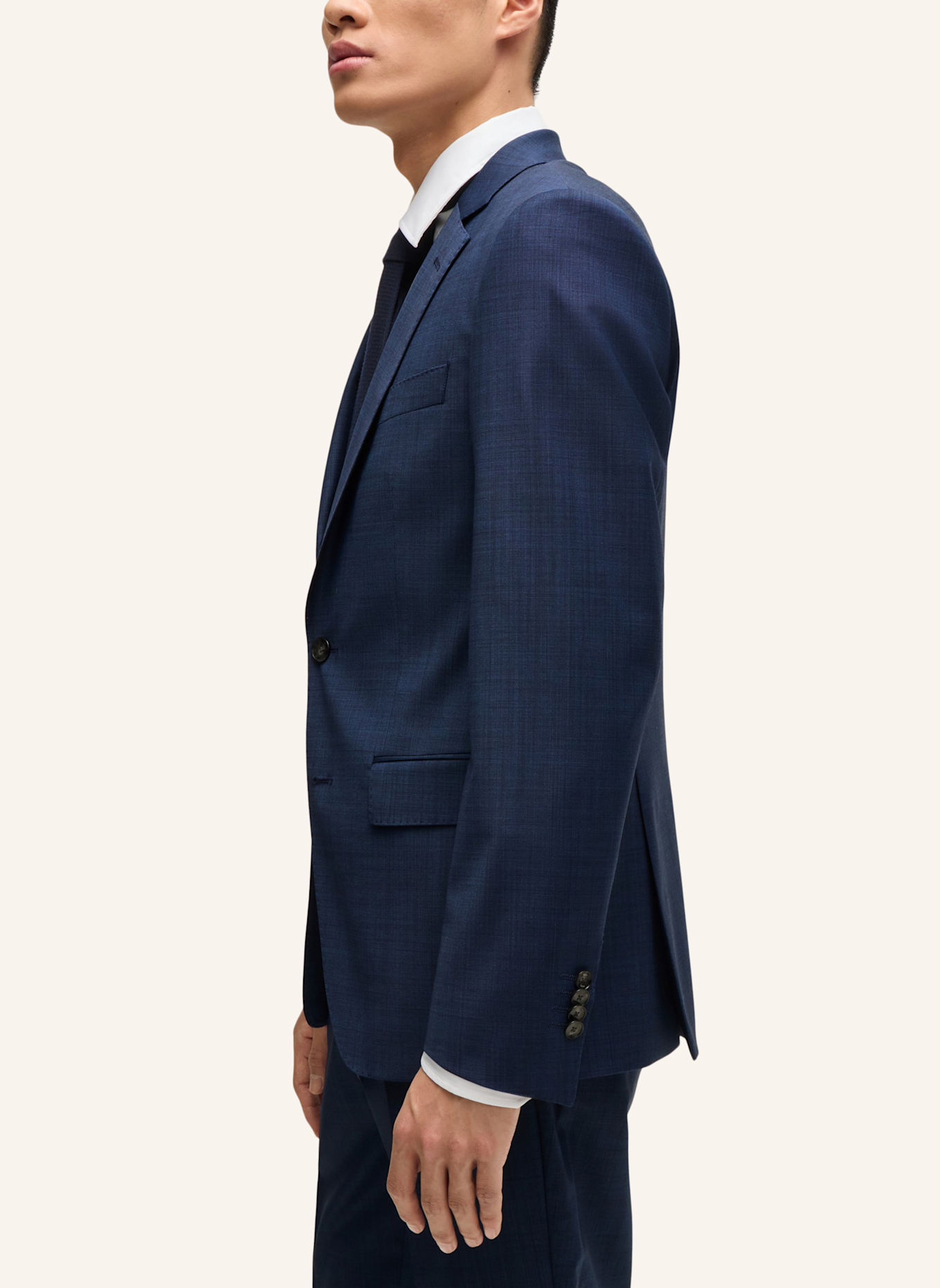 BOSS Business Anzug H-HUGE-2PCS-224 Slim Fit: HELLBLAU